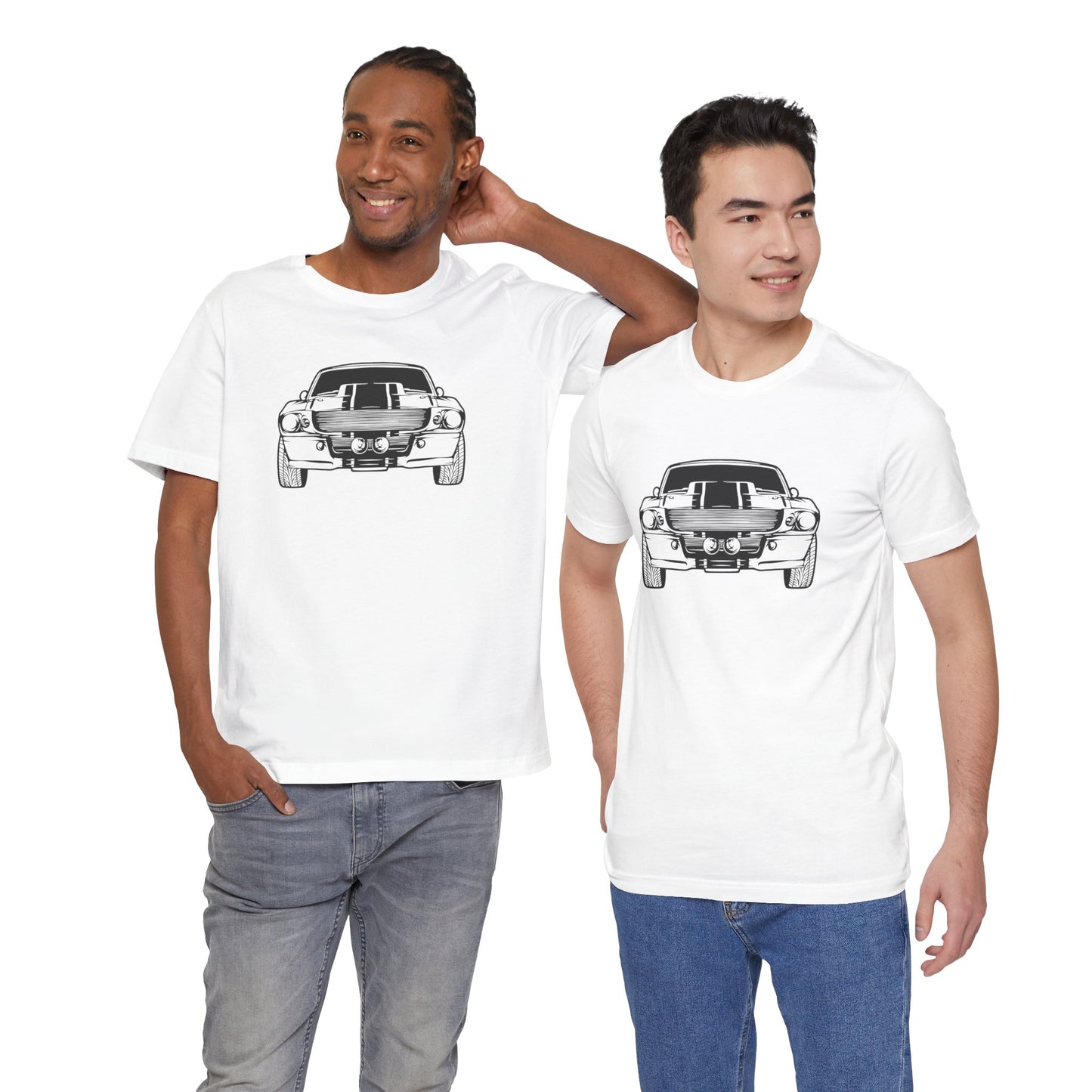 1967 Shelby Mustang GT500 Fastback Men's Jersey Short Sleeve Tee