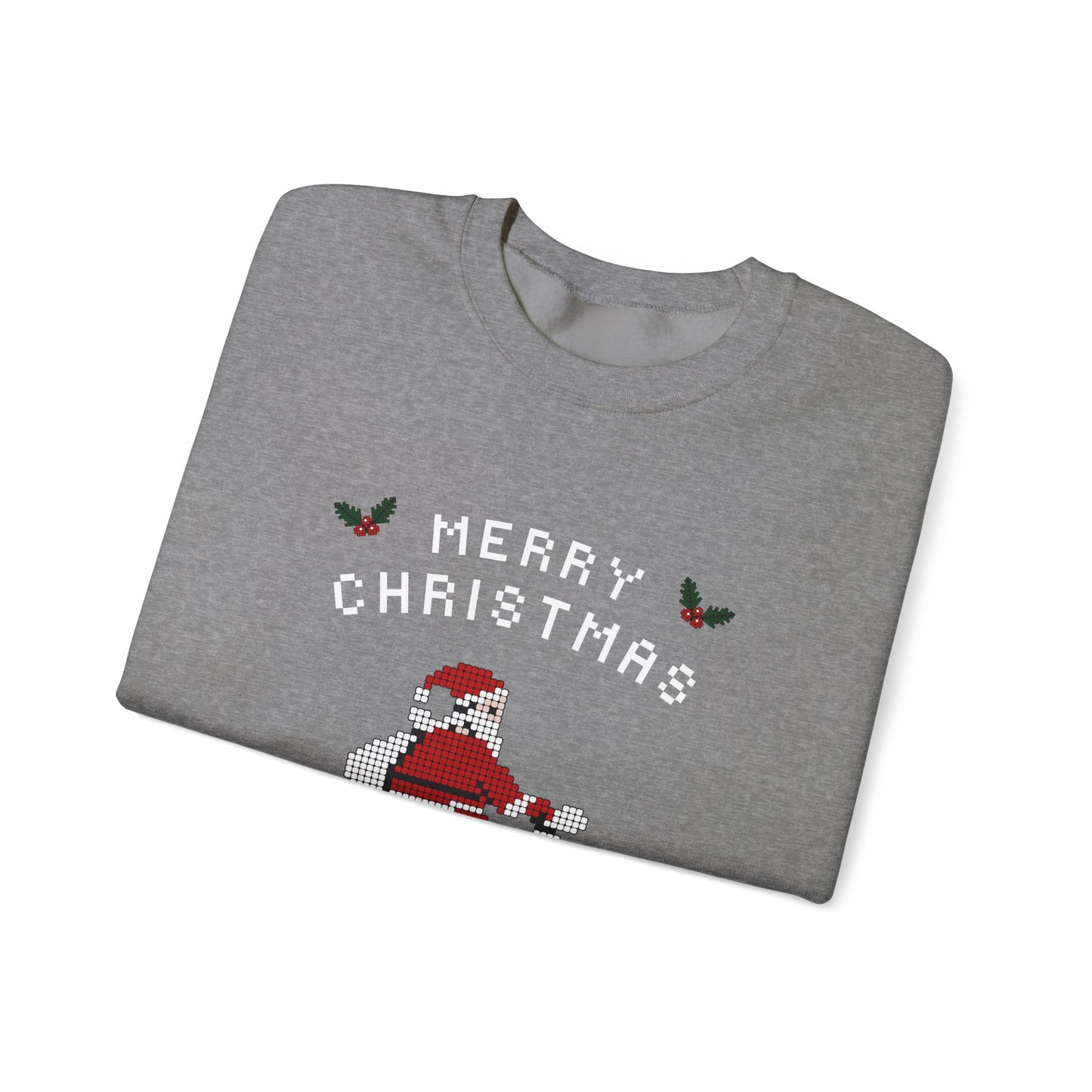 Unisex Heavy Blend Crewneck Sweatshirt Santa on a Vespa 🎅🛵✨