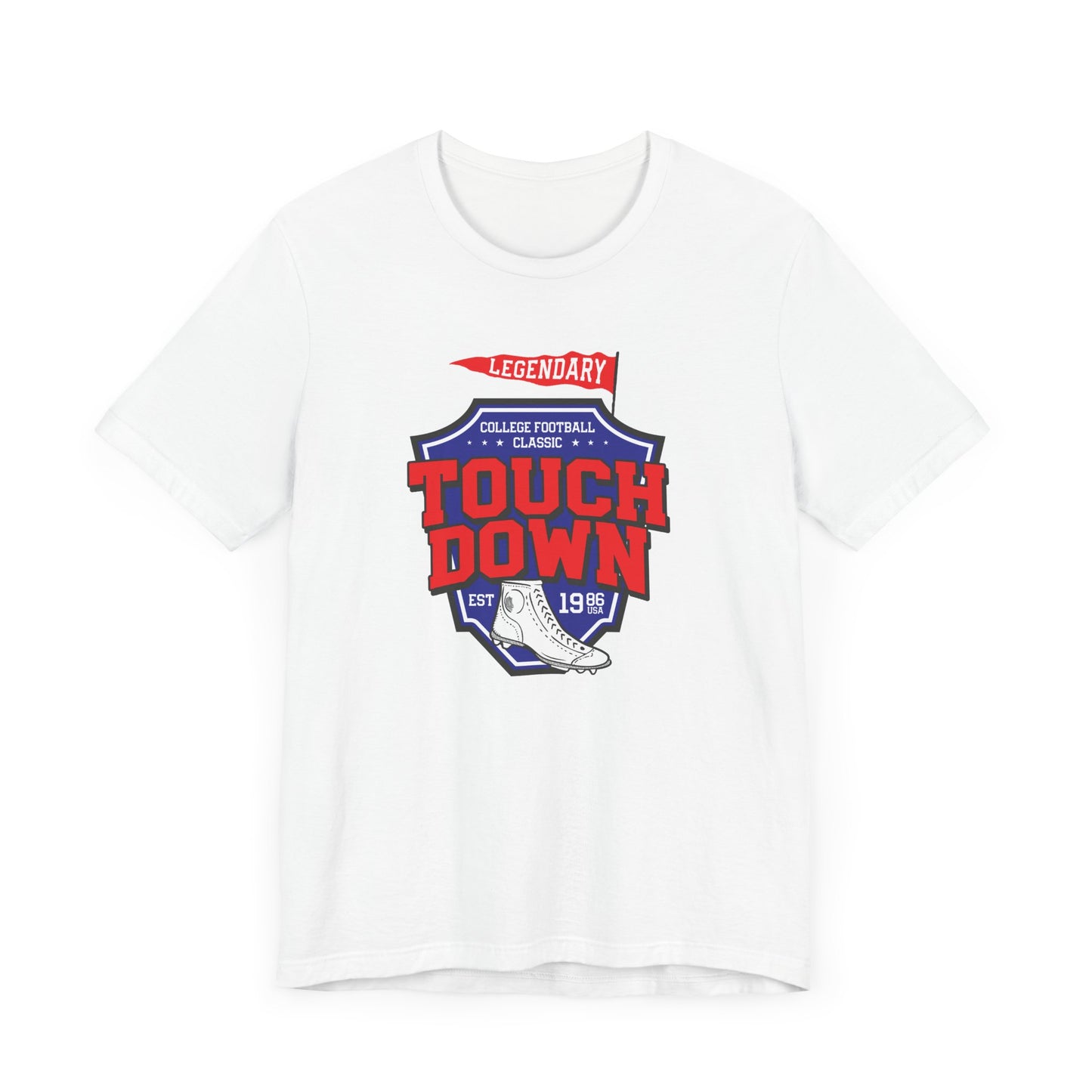 Unisex Jersey Short Sleeve Tee "Touch Down" College Football Association