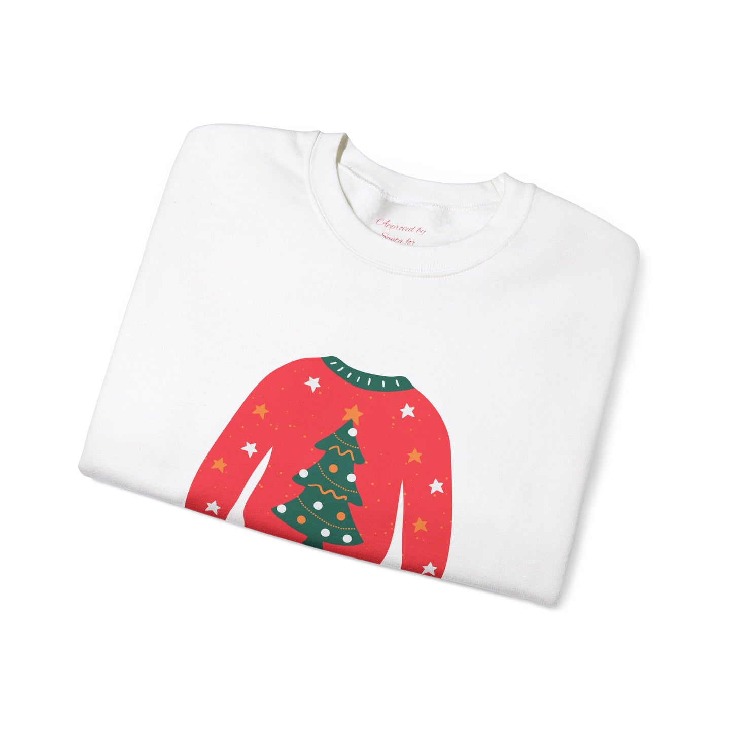 Unisex Heavy Blend Crewneck Sweatshirt Christmas Mood with Tree 🎄❤️