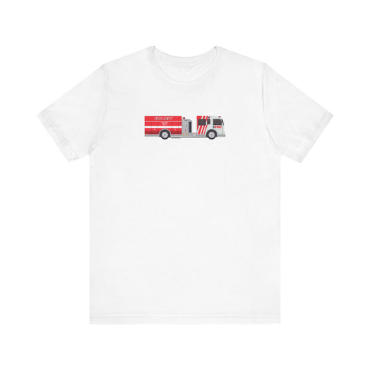 Unisex Jersey Short Sleeve Tee Fire Department Pumper Truck