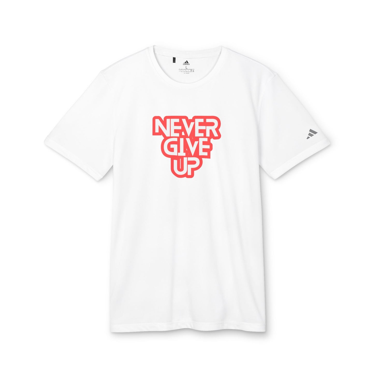 Never Give Up Adidas Unisex Believe Sport T-Shirt