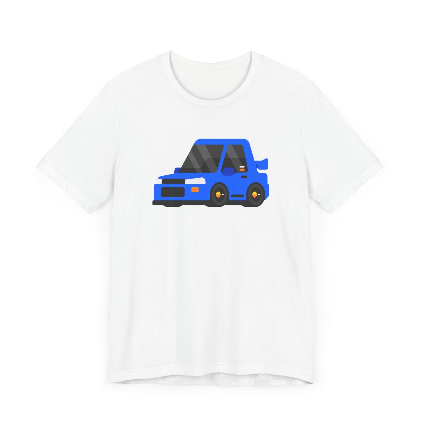 Unisex Jersey Short Sleeve Tee Adorable Car T-shirt Blue Car