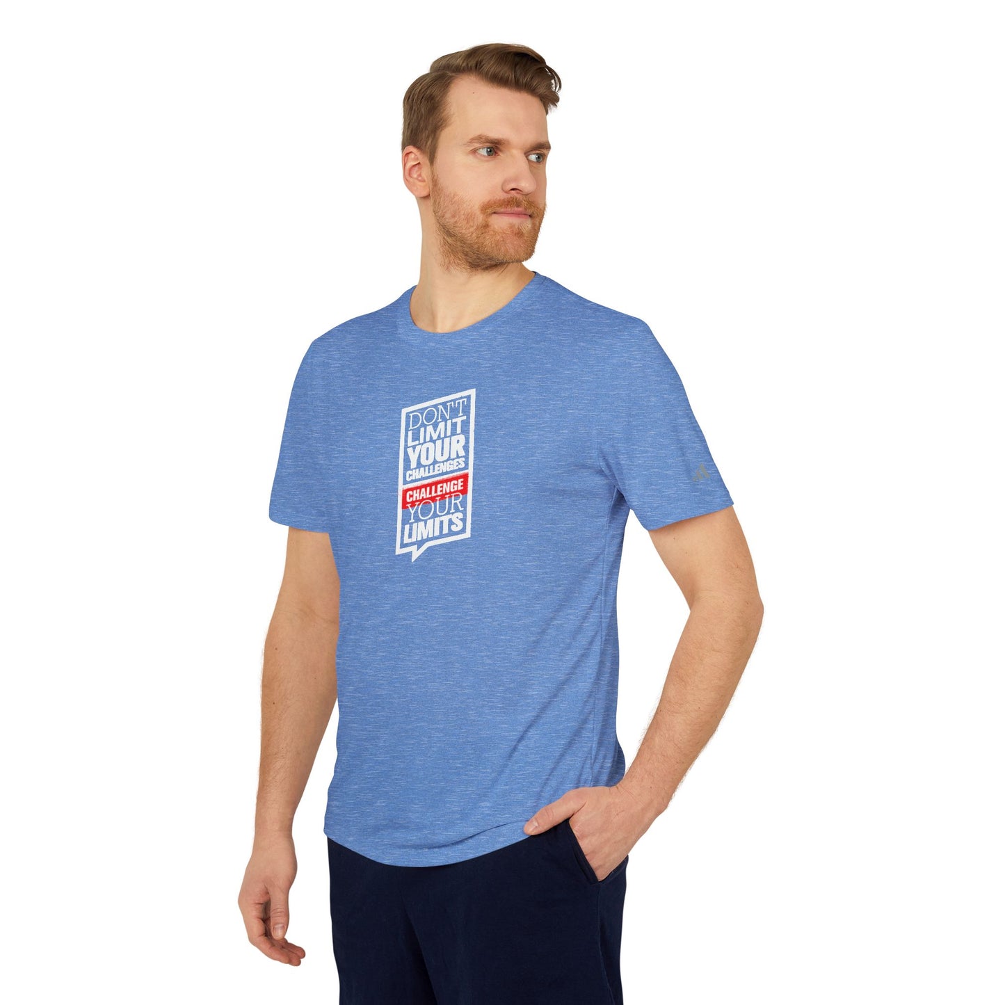 Don't Limit Your Challenges Challenge Your Limits Adidas Unisex Believe Sport T-Shirt