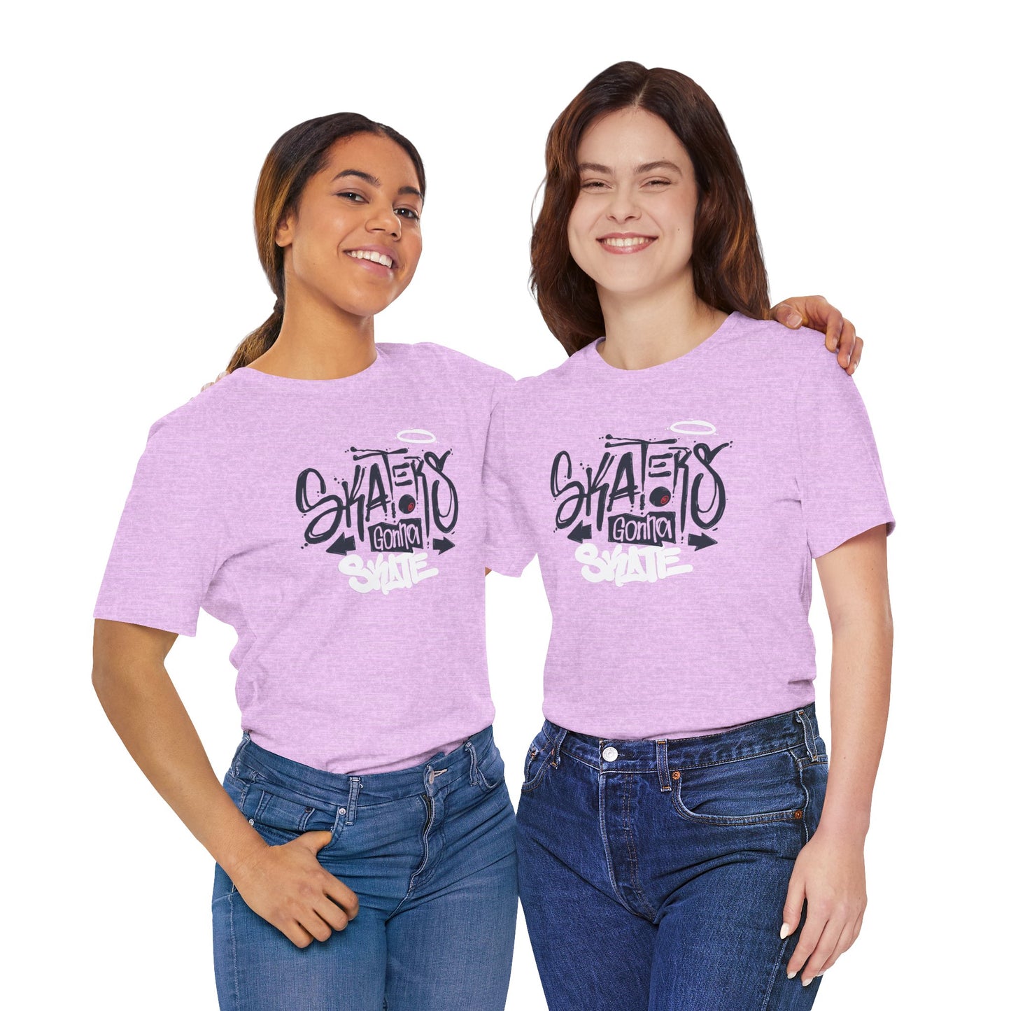 Skaters Gonna Skate Unisex Jersey Short Sleeve Tee