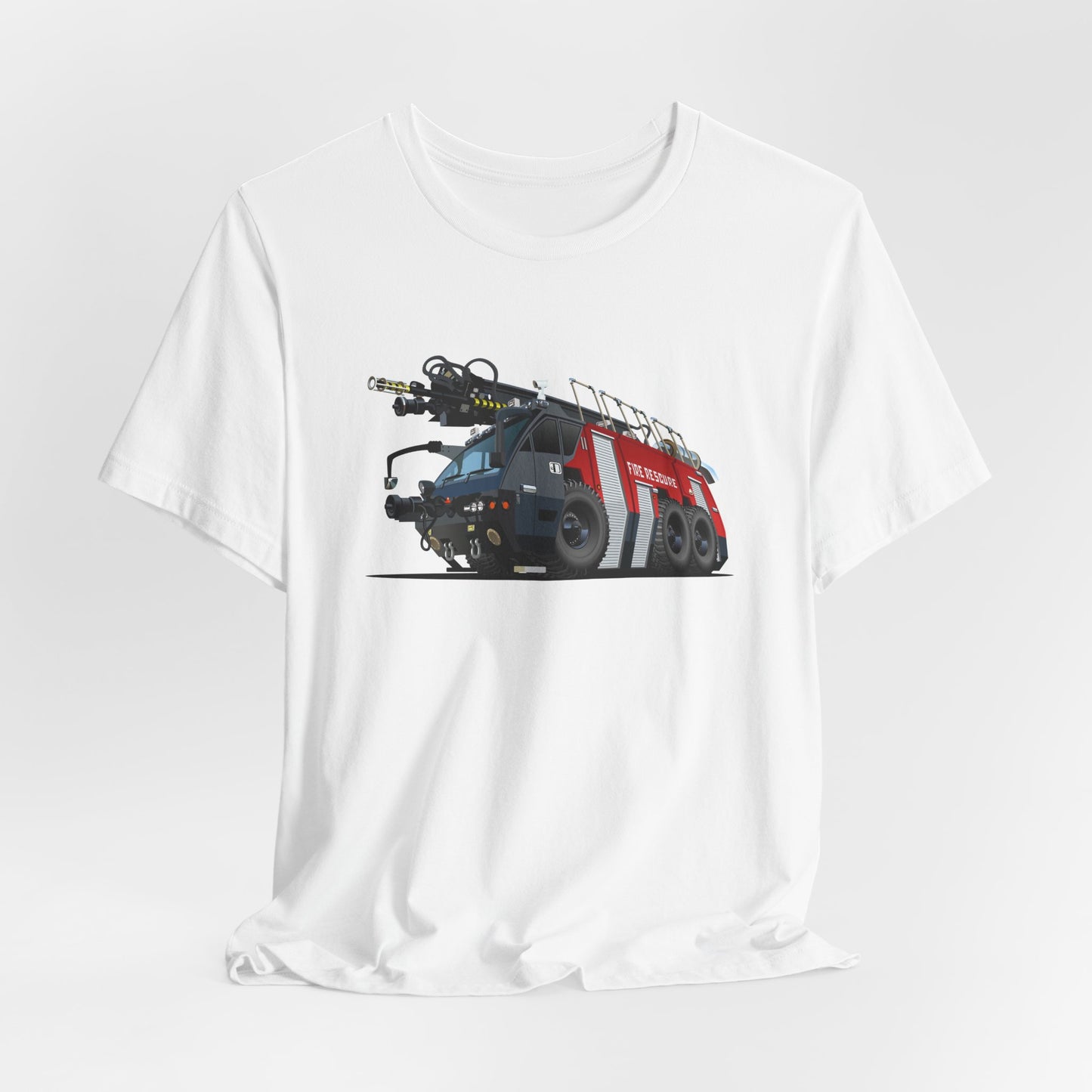 Airport Fire Rescue Tanker Men's Jersey Short Sleeve Tee