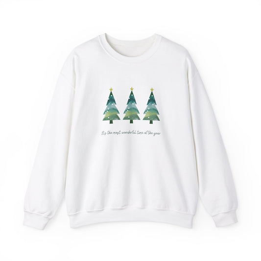 Unisex Heavy Blend Crewneck Sweatshirt It's The Most Wonderful Time of the Year 🎄❄️✨