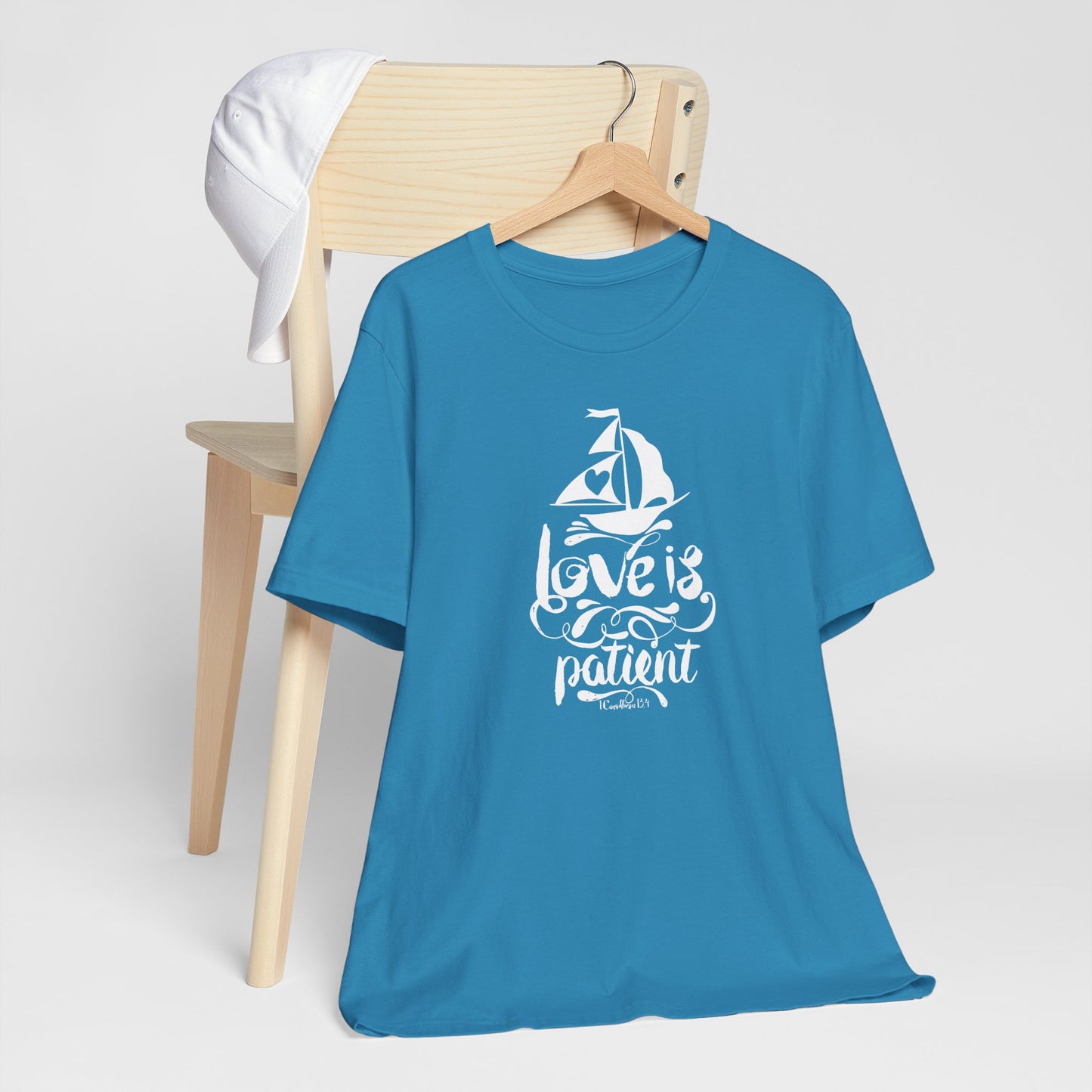 Love Is Patient Corinthians 13:4 Unisex Jersey Short Sleeve Tee