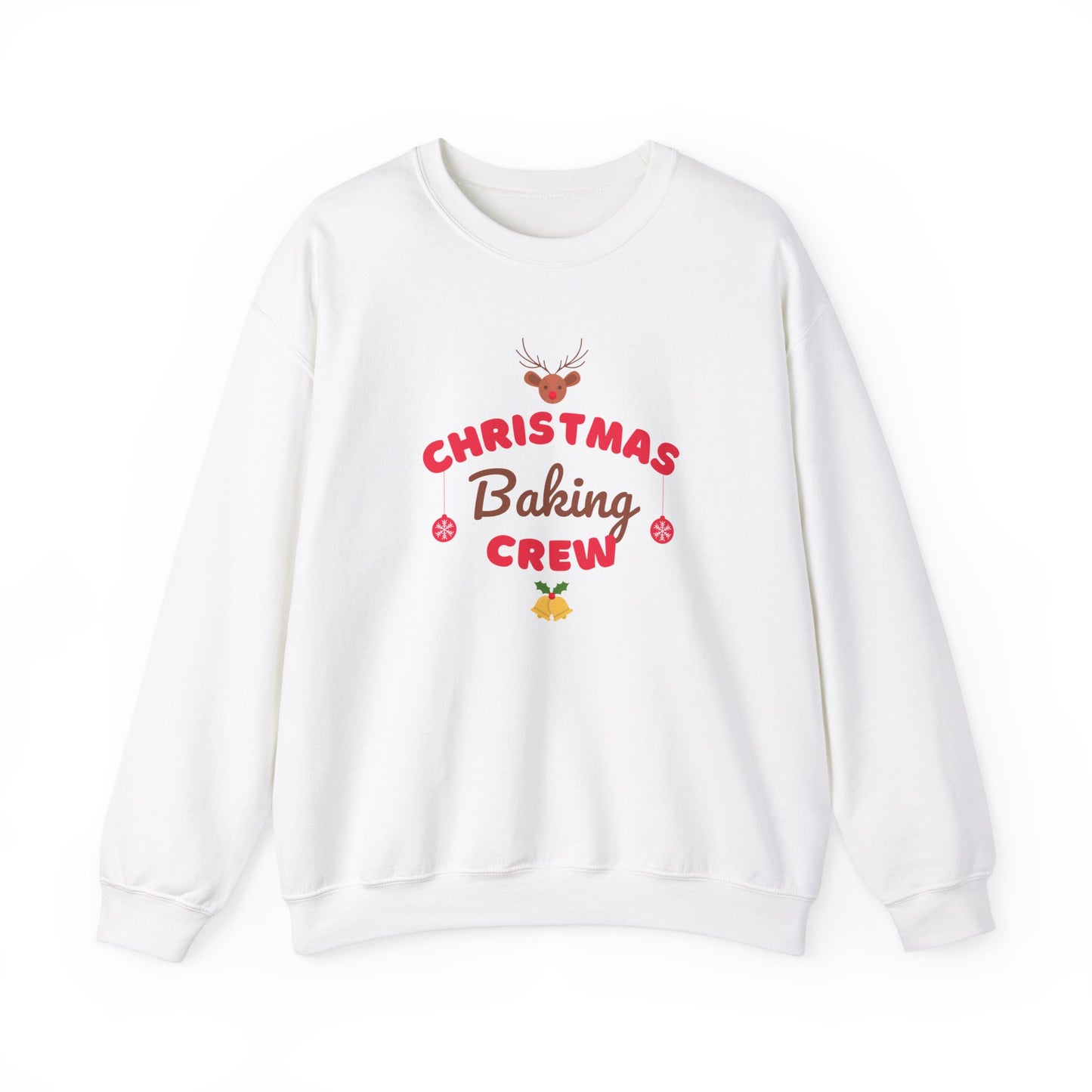 Unisex Heavy Blend Crewneck Sweatshirt Christmas Baking Crew 🎄🍪✨