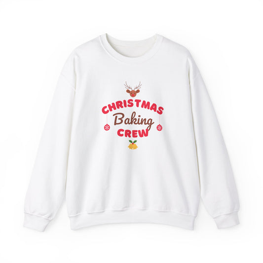 Unisex Heavy Blend Crewneck Sweatshirt Christmas Baking Crew 🎄🍪✨