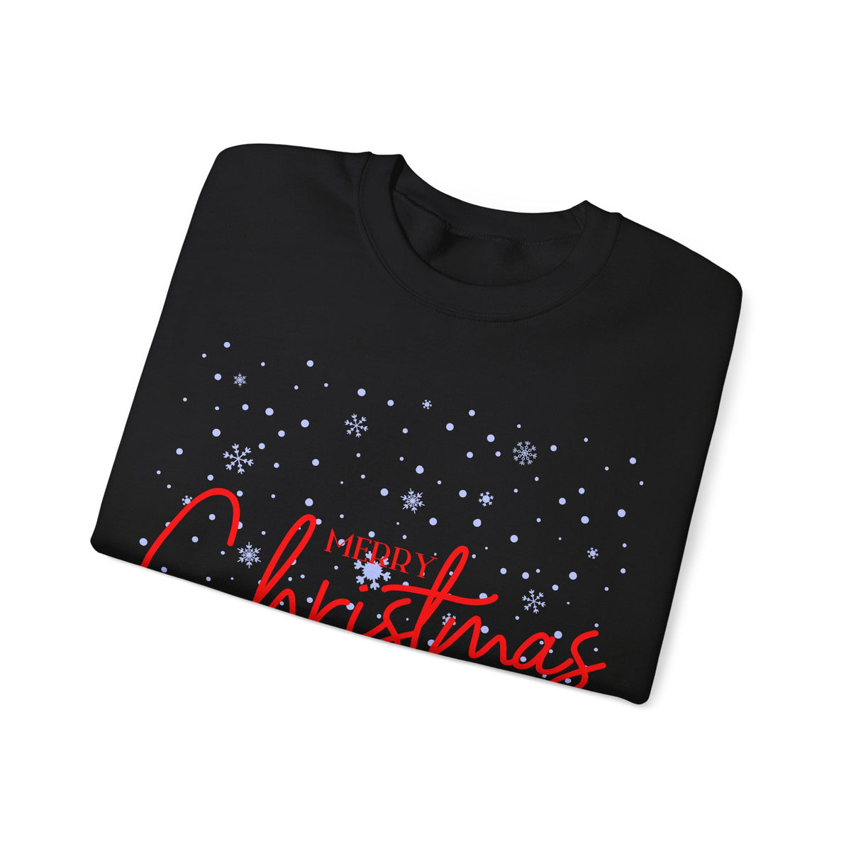 Merry Christmas Snowflakes ❄️🎄✨ Unisex Heavy Blend Crewneck Sweatshirt