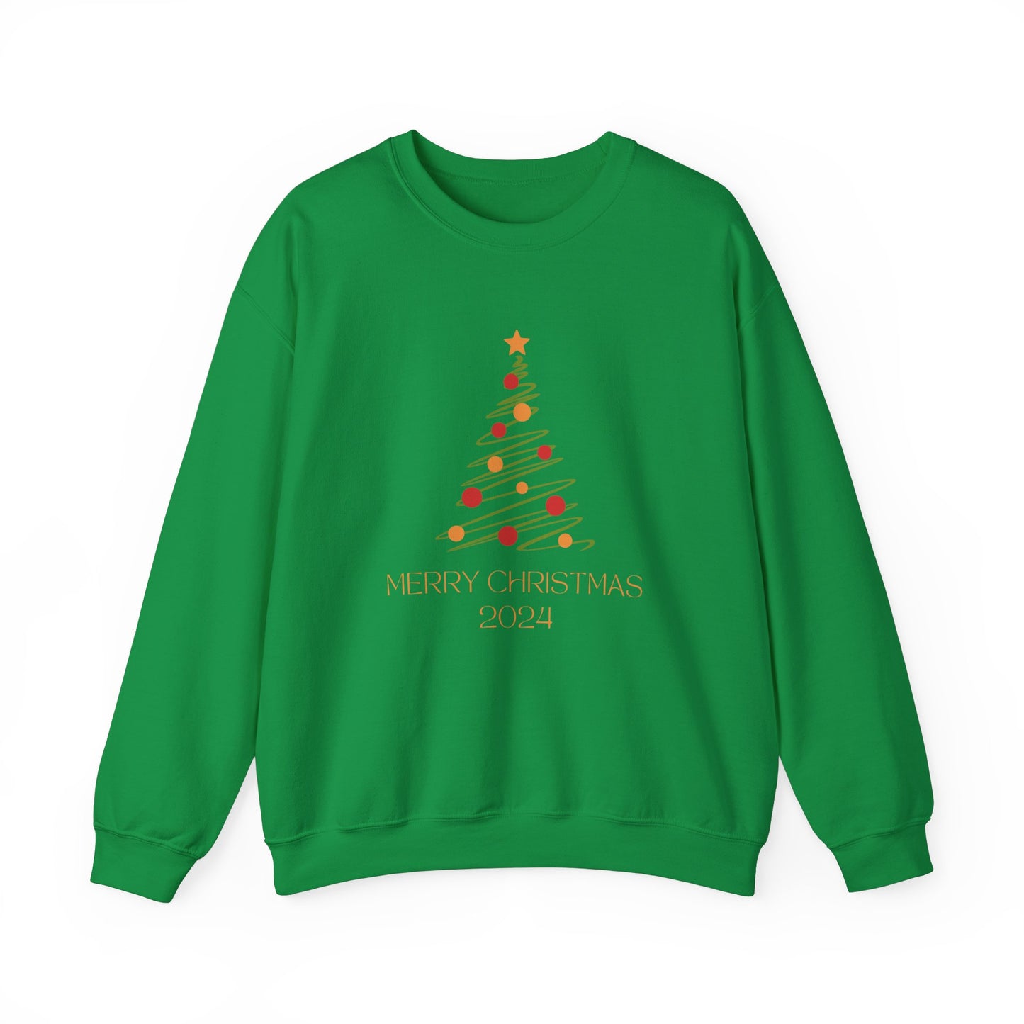 Unisex Heavy Blend Crewneck Sweatshirt Merry Christmas 2024 🎄✨