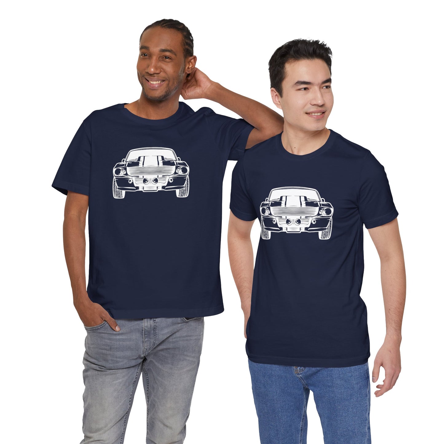 1967 Shelby Mustang GT500 Fastback Men's Jersey Short Sleeve Tee