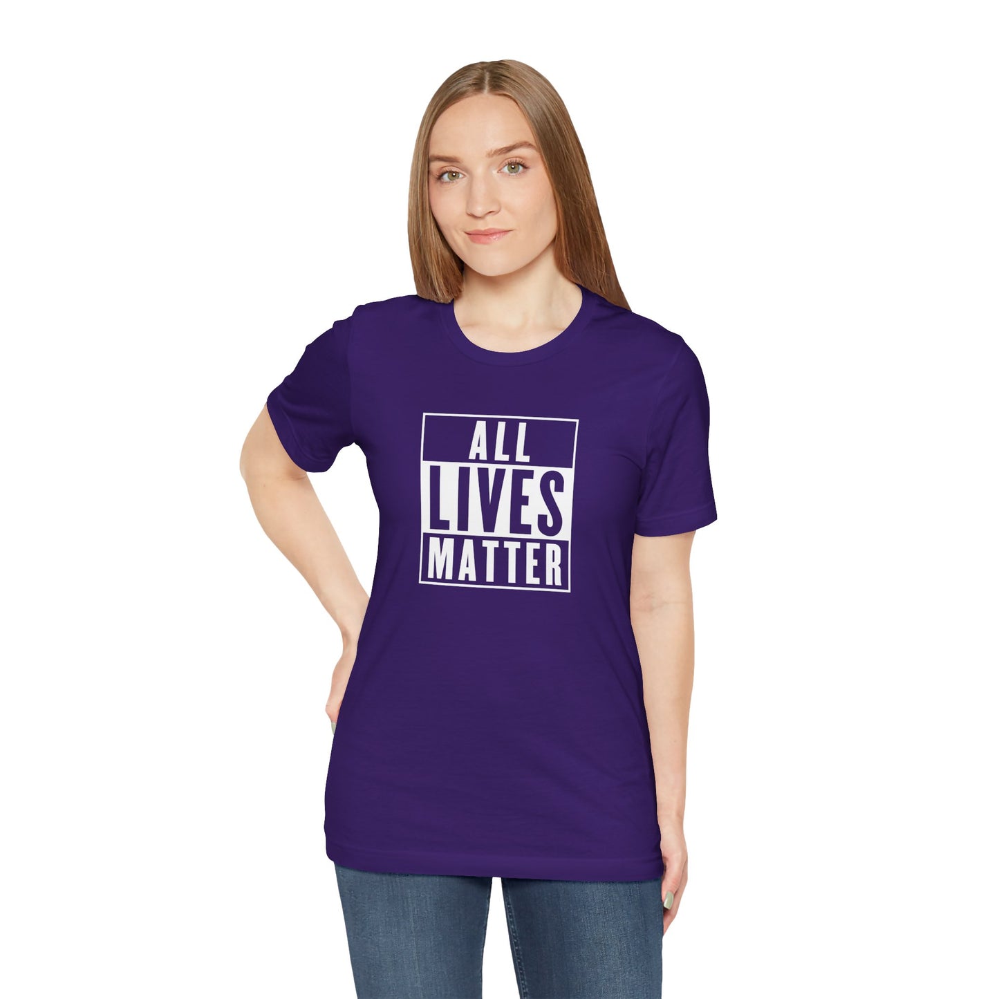 All Lives Matter ✊🏽🖤 Unisex Jersey Short Sleeve Tee