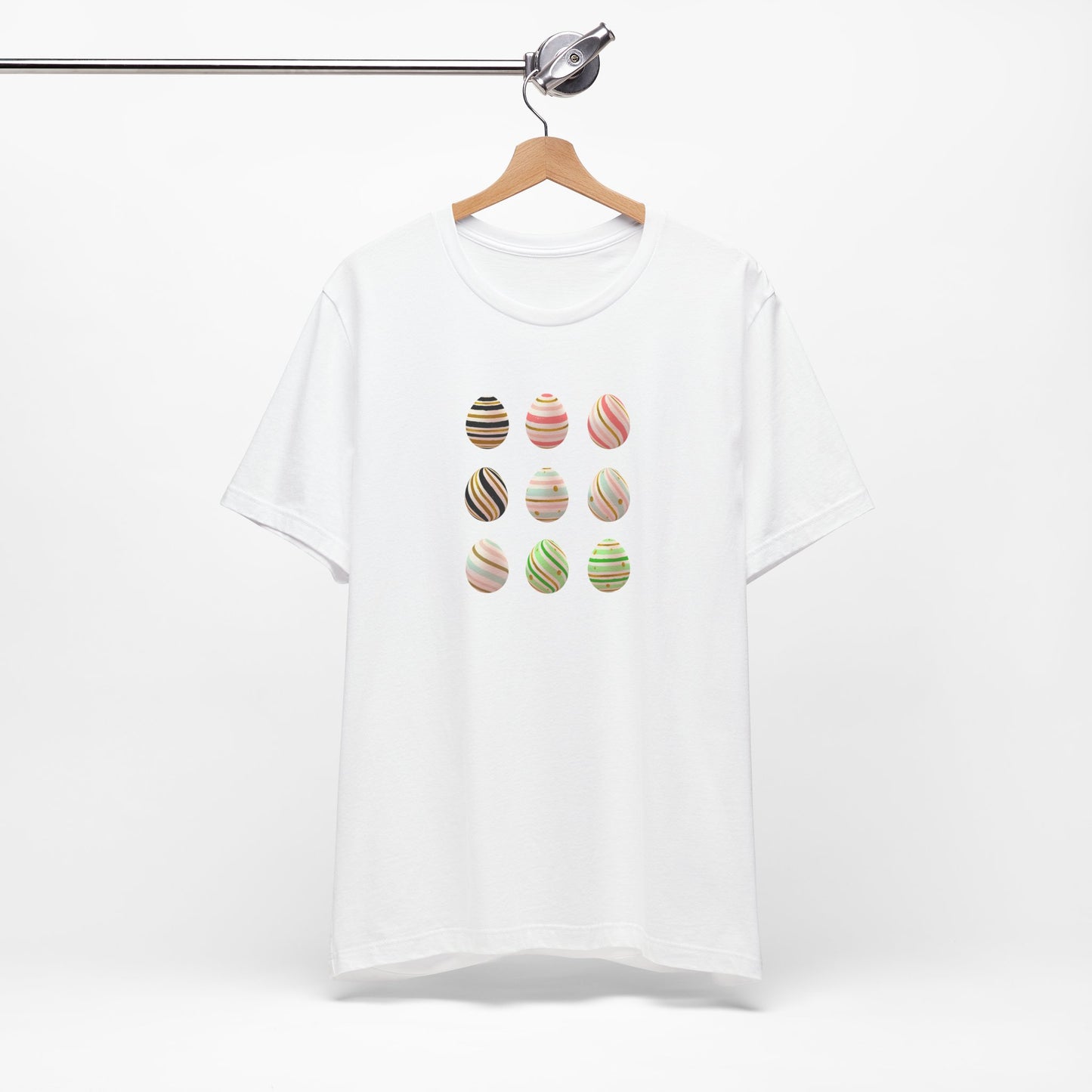Egg-stravaganza Colorful Easter Egg Trio Unisex Jersey Short Sleeve Tee