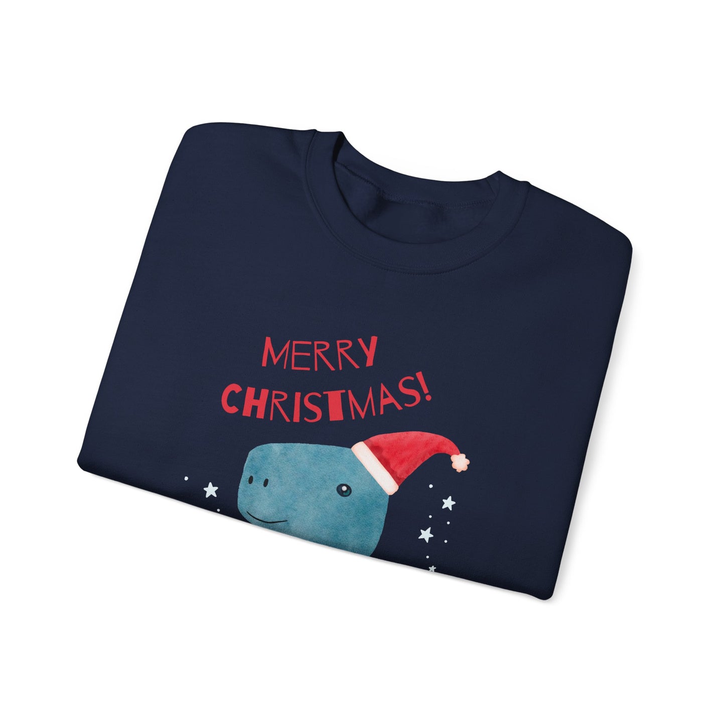 Merry Christmas Dino 🎄🦖🎁 Unisex Heavy Blend Crewneck Sweatshirt