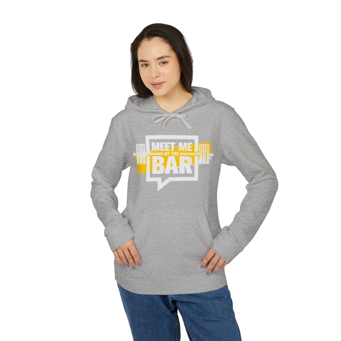Meet Me At The Bar Adidas Unisex Cozy Fleece Hoodie