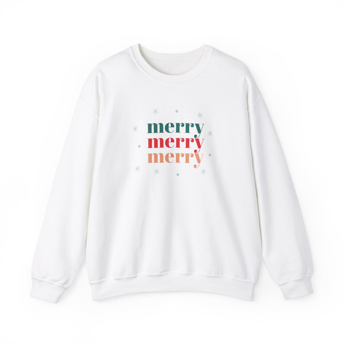 Unisex Heavy Blend Crewneck Sweatshirt Merry Merry Merry 🎄❄️✨