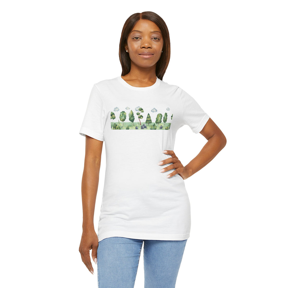 Green Dreams Meadow Magic Unisex Jersey Short Sleeve Tee