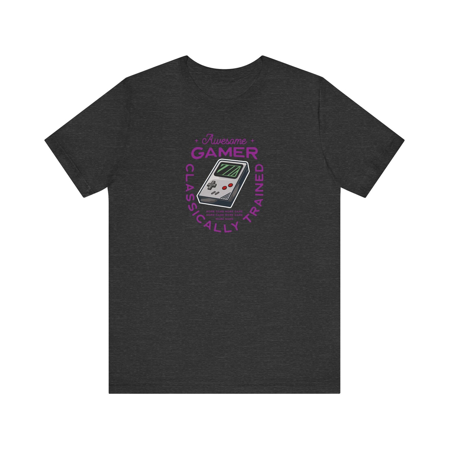 Unisex Jersey Short Sleeve Tee Awesome Gamer Classically Trained Purple Print