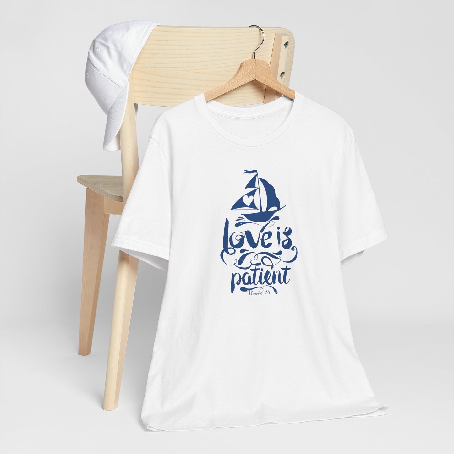 Love Is Patient Corinthians 13:4 Unisex Jersey Short Sleeve Tee