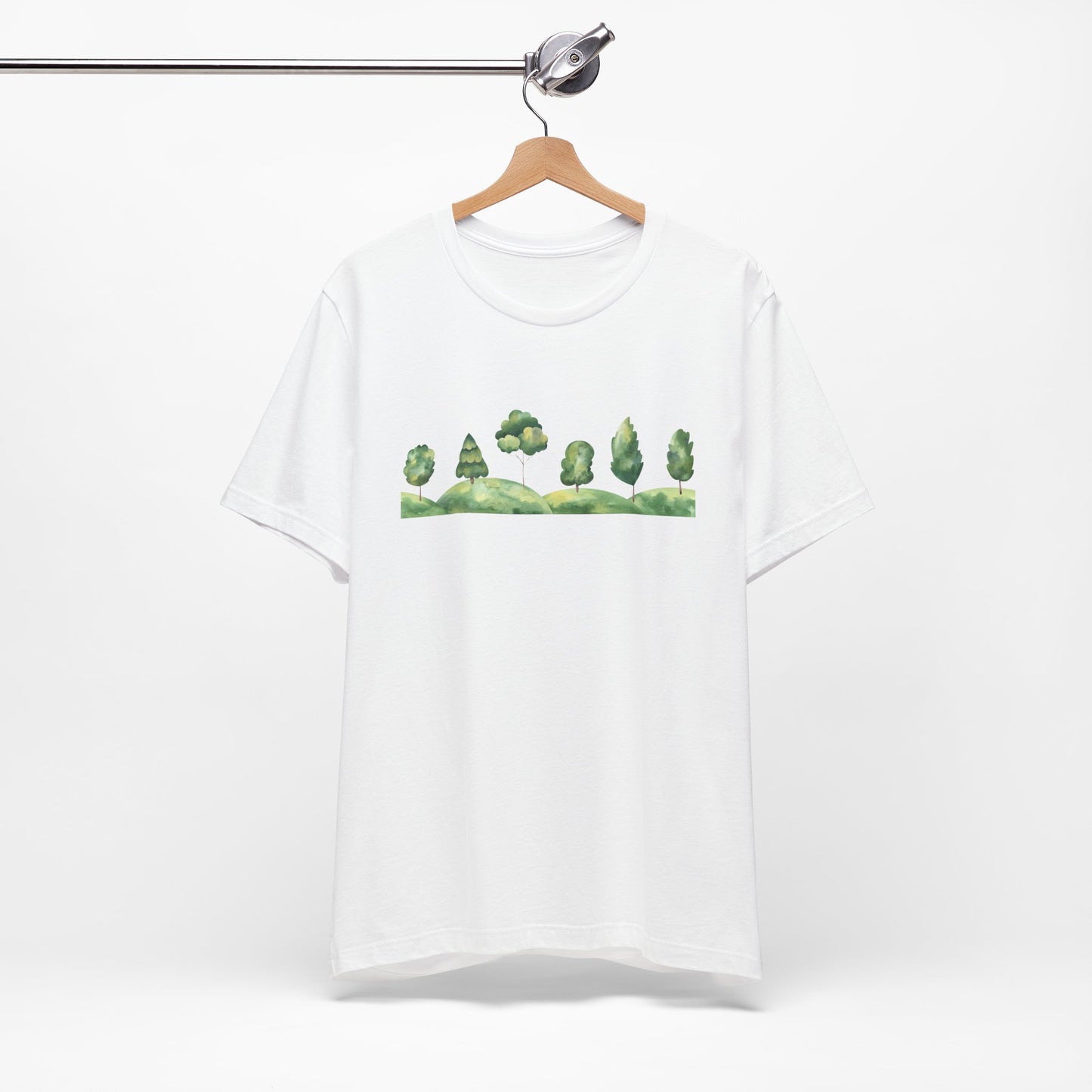 Tree-mendous Green Hills Nature Unisex Jersey Short Sleeve Tee