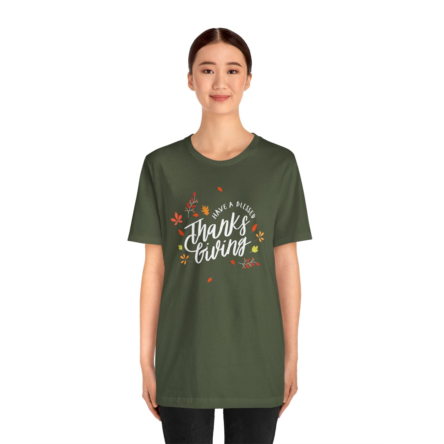 Have A Blessed Thanksgiving Unisex Jersey Short Sleeve Tee