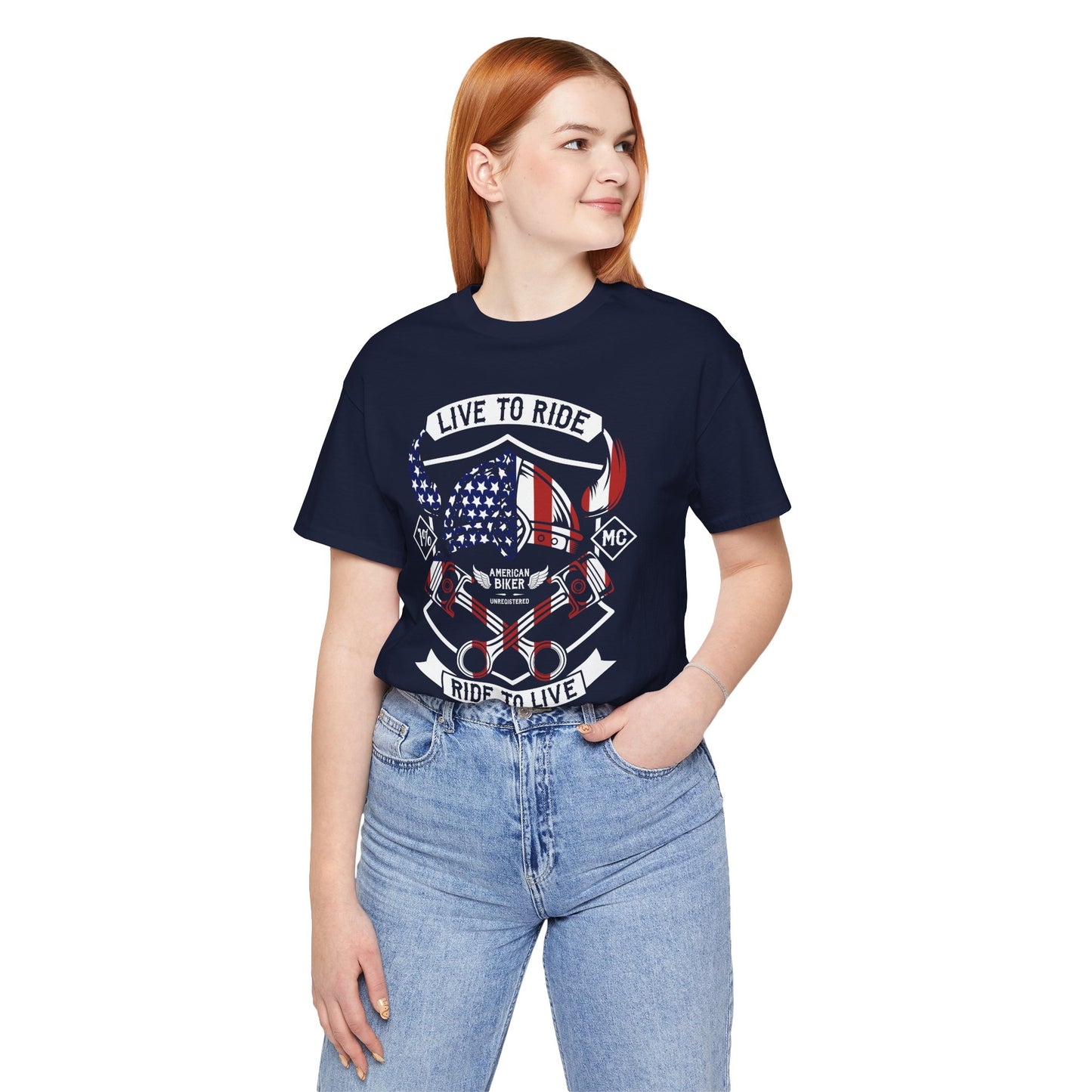 Live To Ride Ride To Live 1% MC Unisex Jersey Short Sleeve Tee
