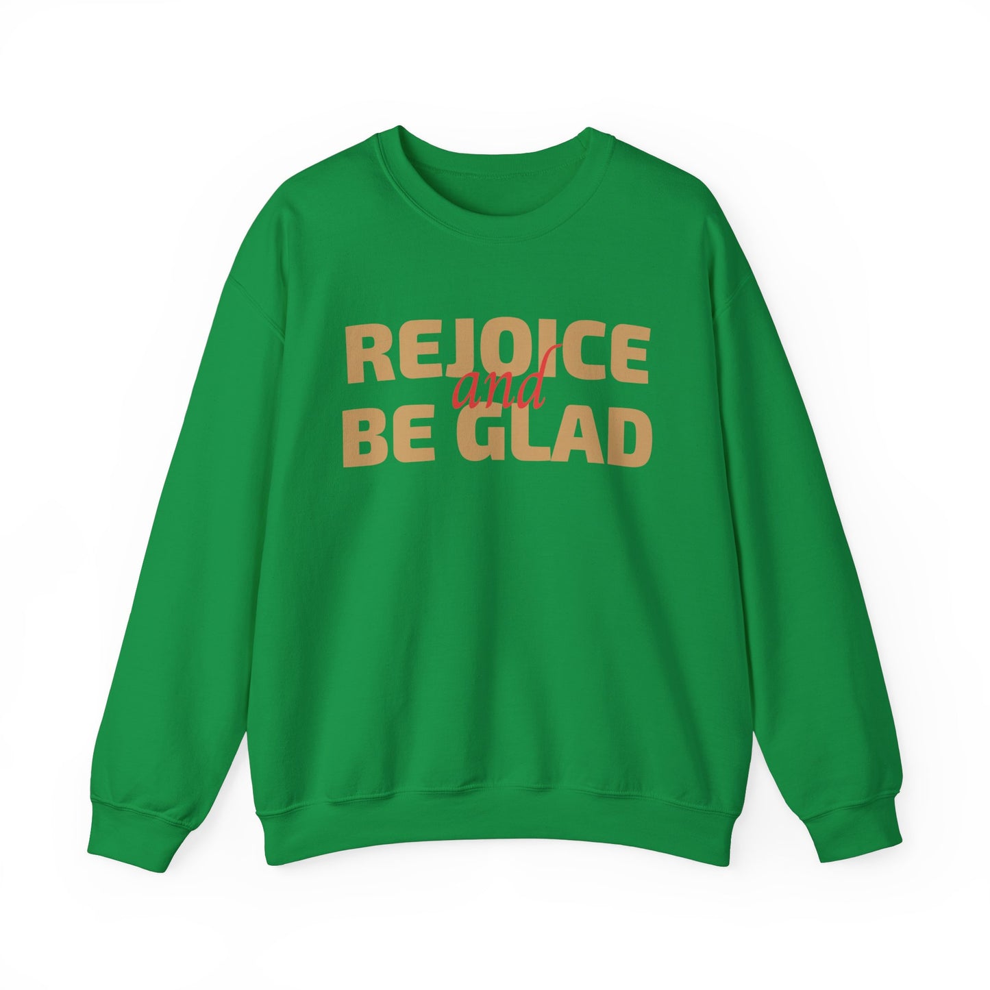 Unisex Heavy Blend Crewneck Sweatshirt Rejoice and Be Glad 🎉✨