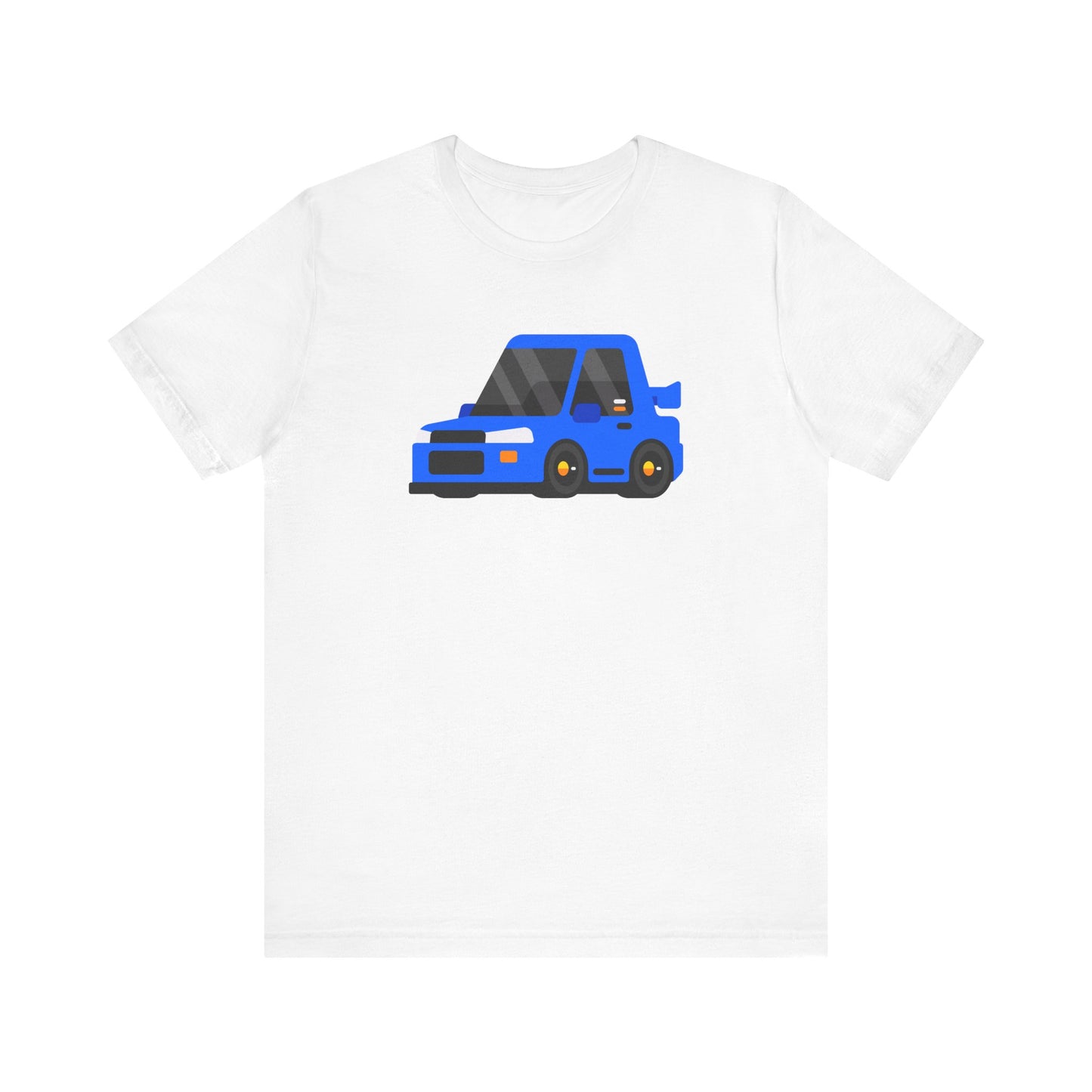 Unisex Jersey Short Sleeve Tee Adorable Car T-shirt Blue Car