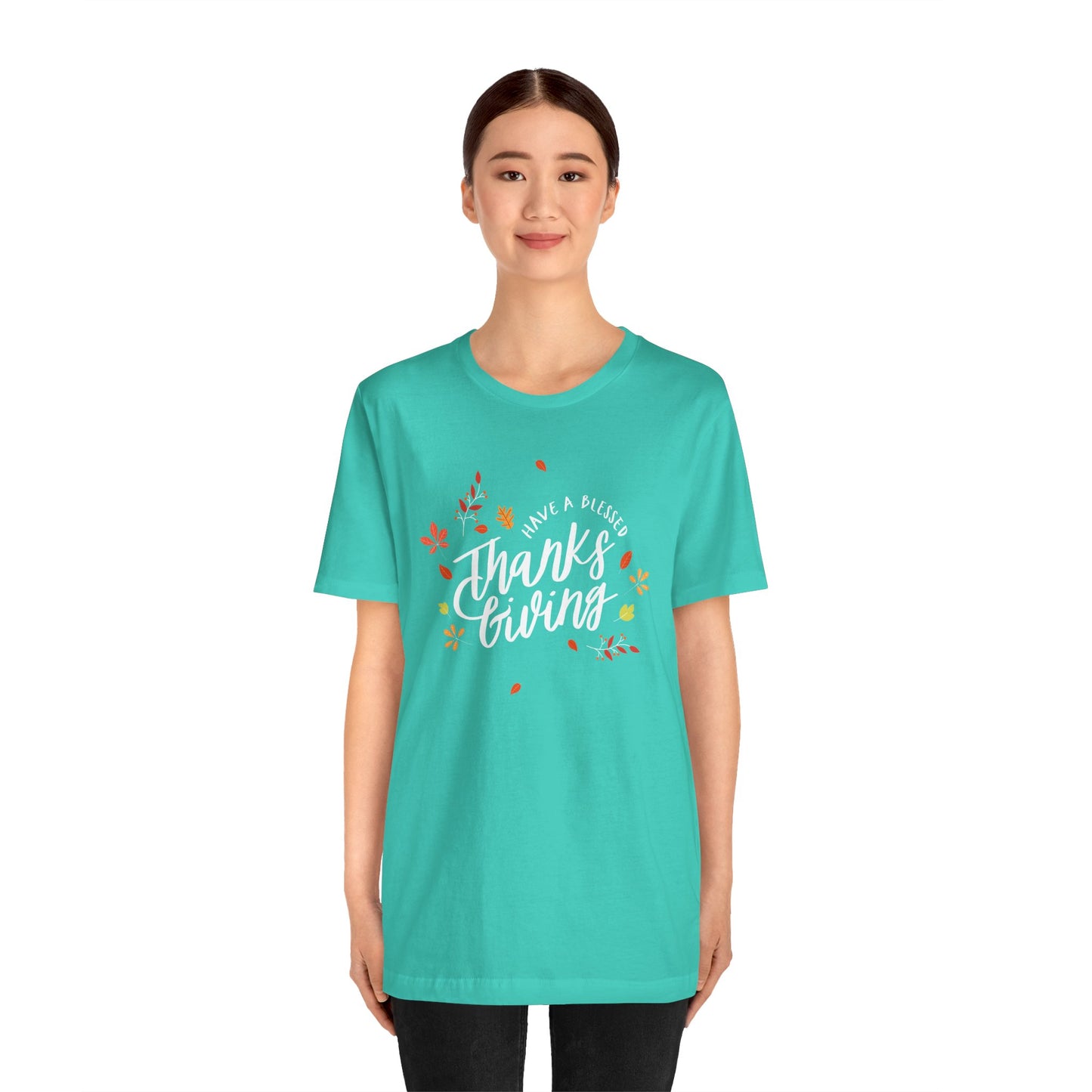 Have A Blessed Thanksgiving Unisex Jersey Short Sleeve Tee