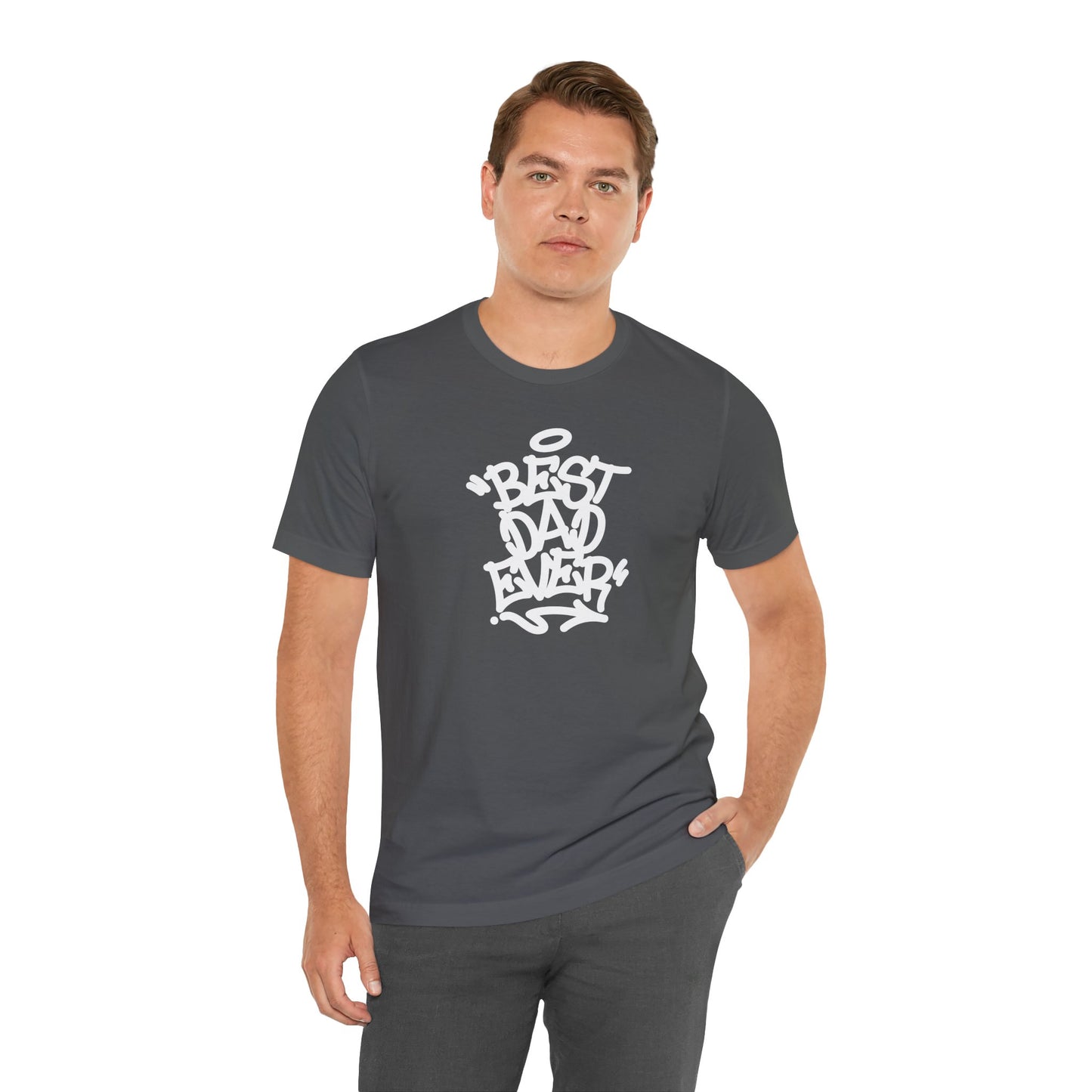 Best Dad Ever Men's Jersey Short Sleeve Tee