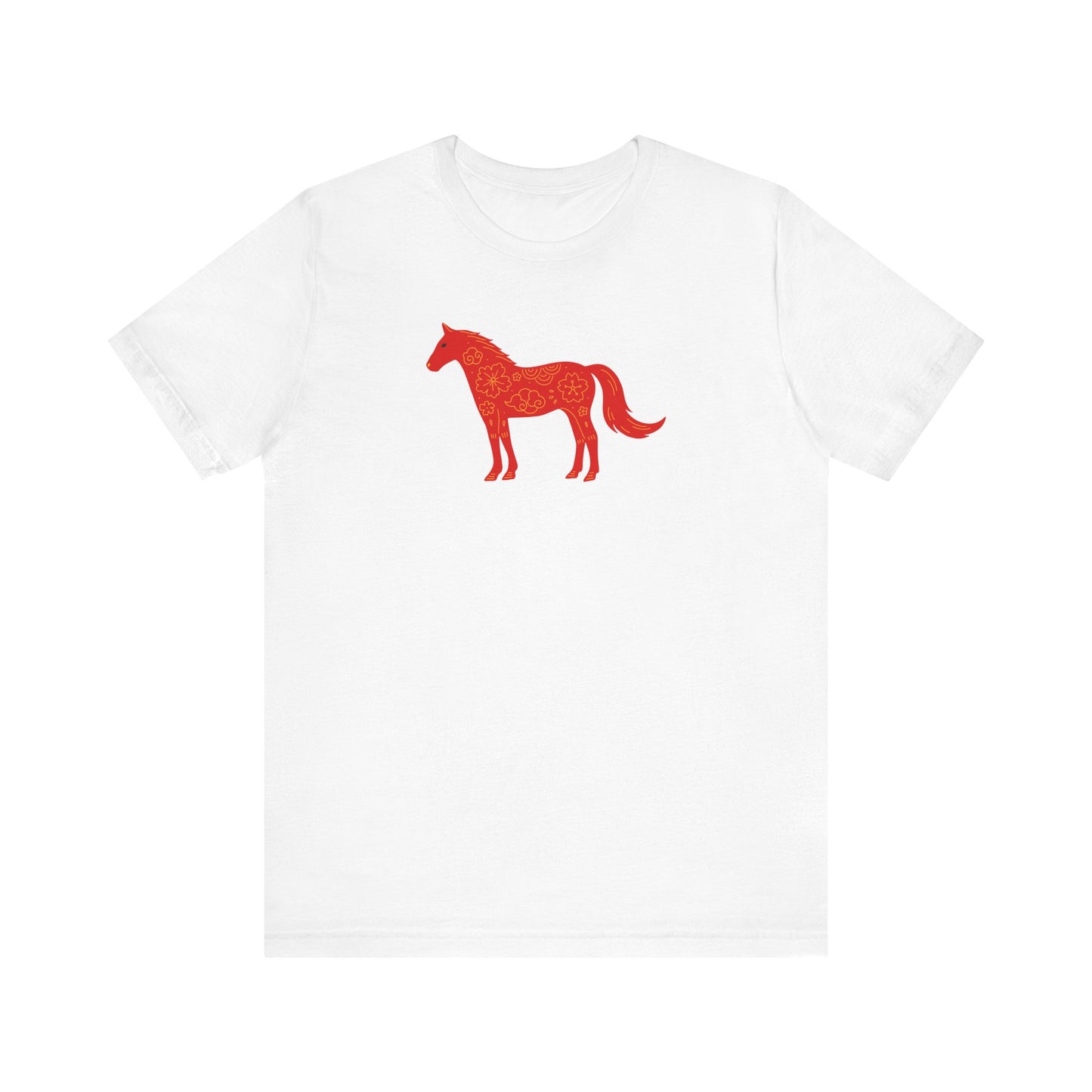 Unisex Jersey Short Sleeve Tee Chinese Zodiac Year of the Horse