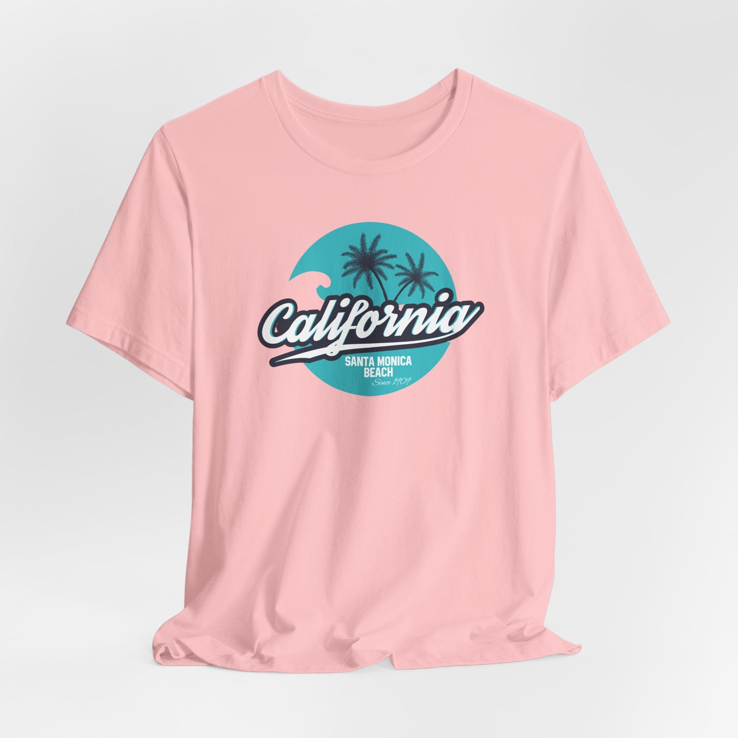 California Santa Monica Beach Unisex Jersey Short Sleeve Tee