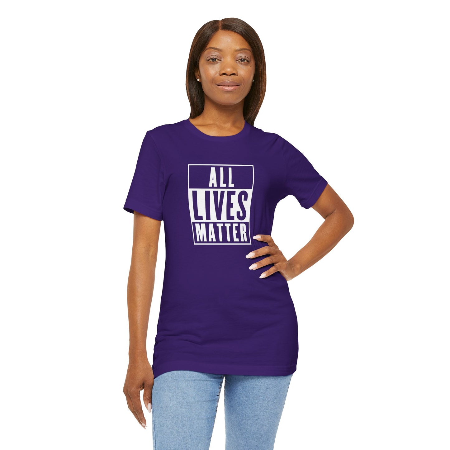 All Lives Matter ✊🏽🖤 Unisex Jersey Short Sleeve Tee