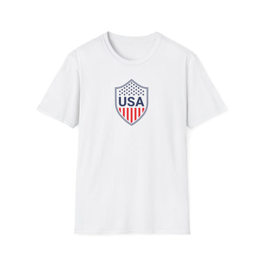 Patriotic Shield Unisex Softstyle T-Shirt