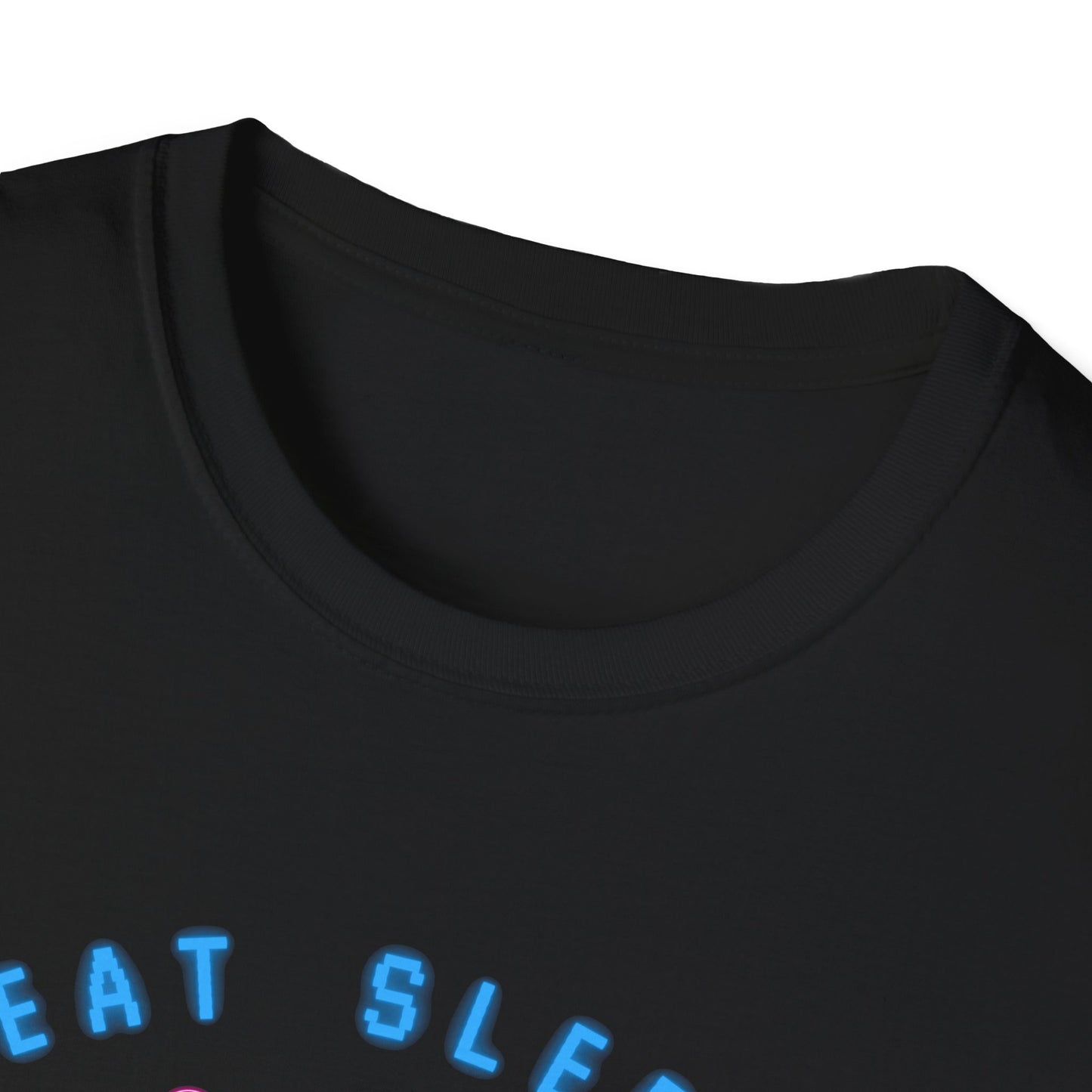 Eat Sleep Game Repeat Unisex Softstyle T-Shirt
