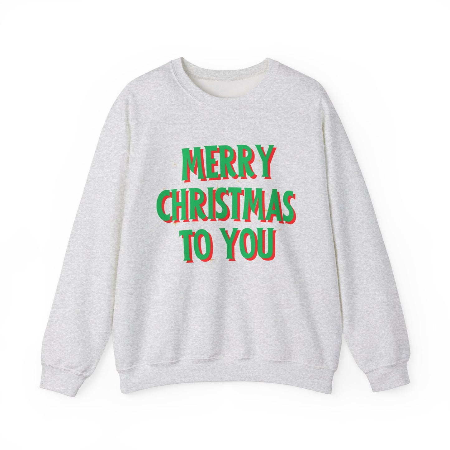 Unisex Heavy Blend Crewneck Sweatshirt Merry Christmas To You 🎄✨