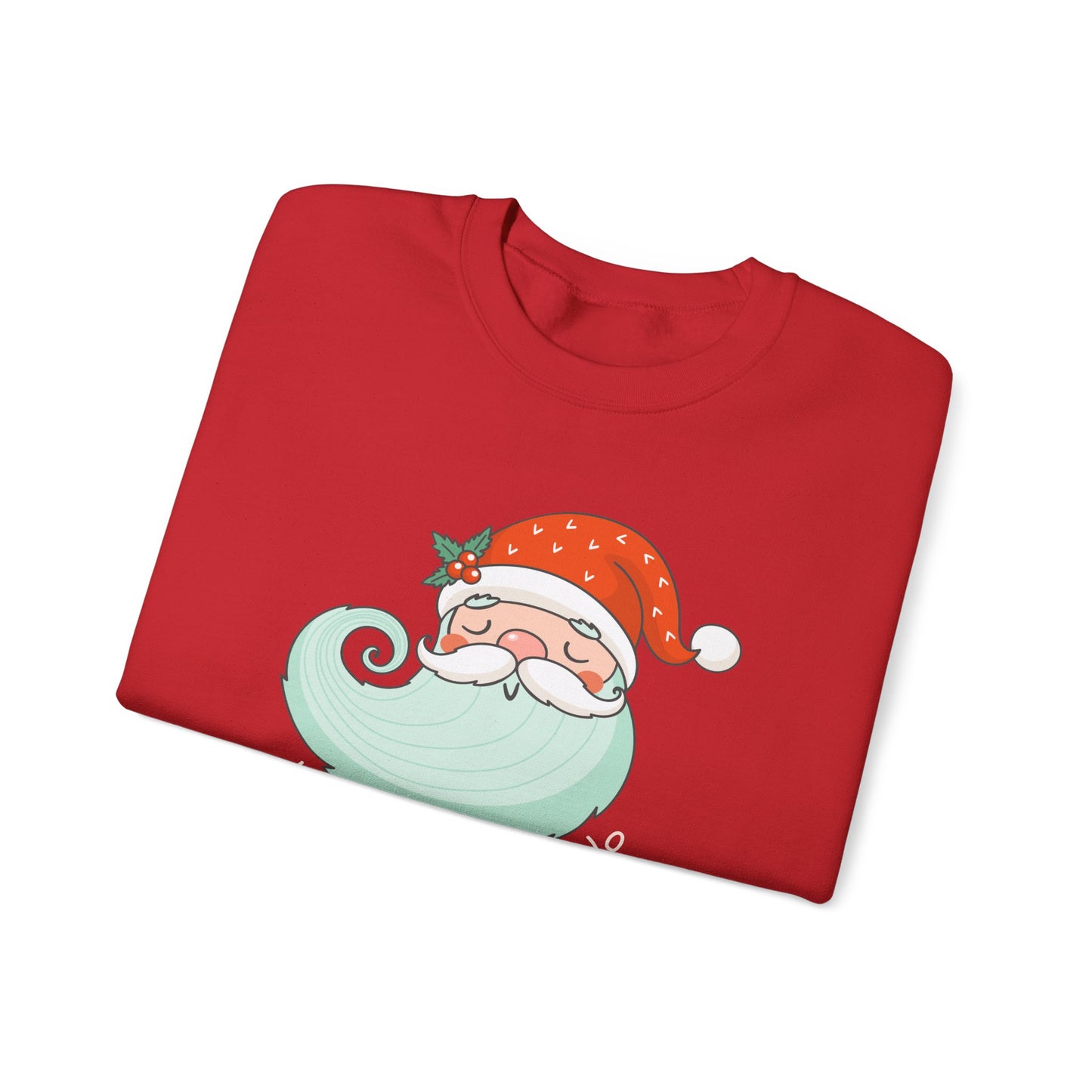 Unisex Heavy Blend Crewneck Sweatshirt Happy Santa Ho Ho Ho 🎅🎉✨