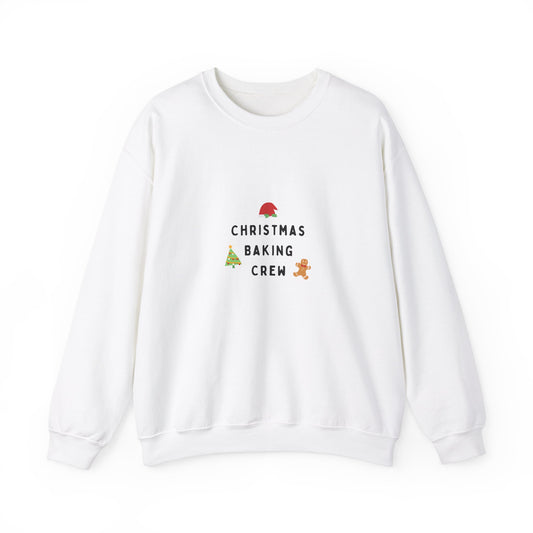 Unisex Heavy Blend Crewneck Sweatshirt Christmas Baking Crew 🍪🎄👩‍🍳