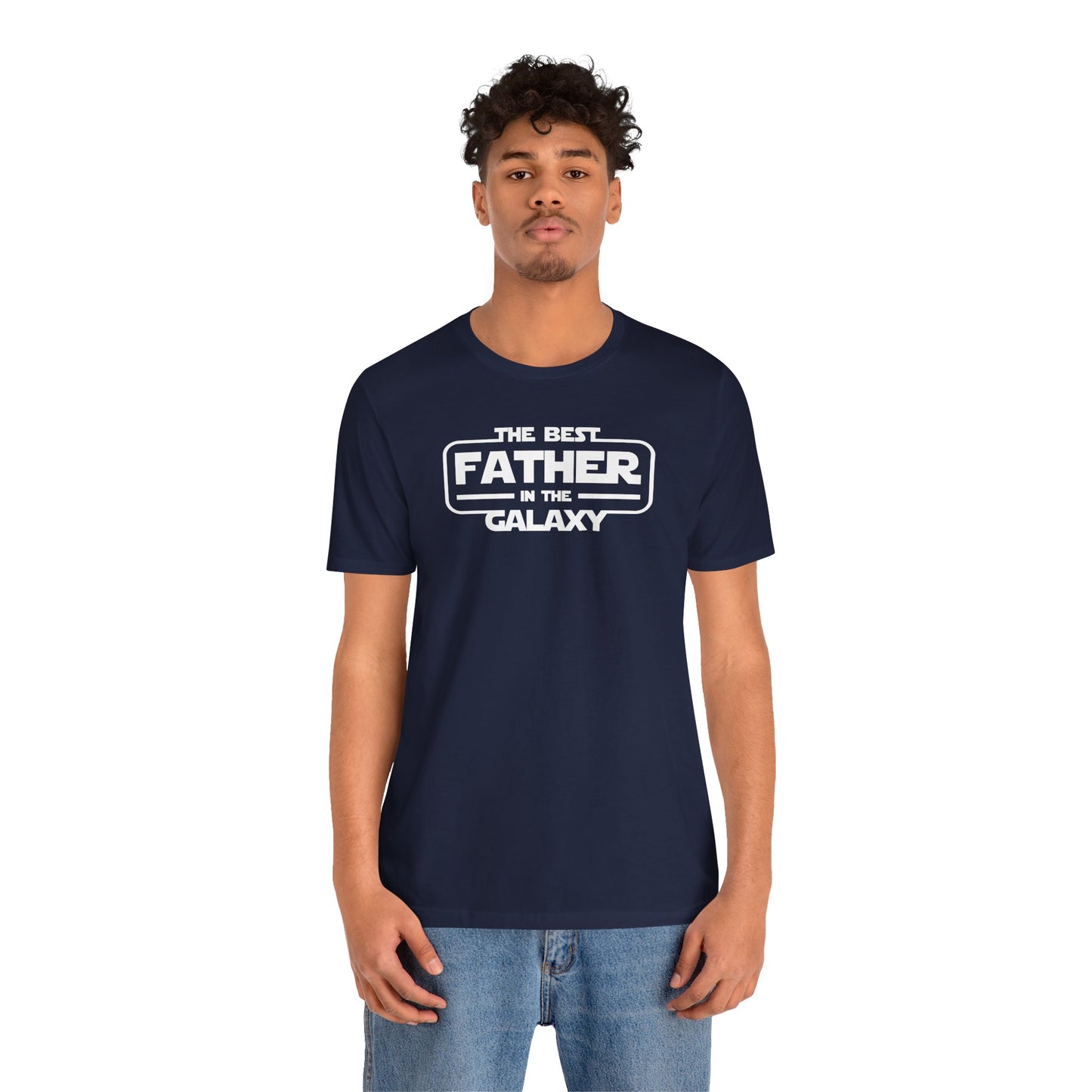 Best Father In The Galaxy Men's Jersey Short Sleeve Tee
