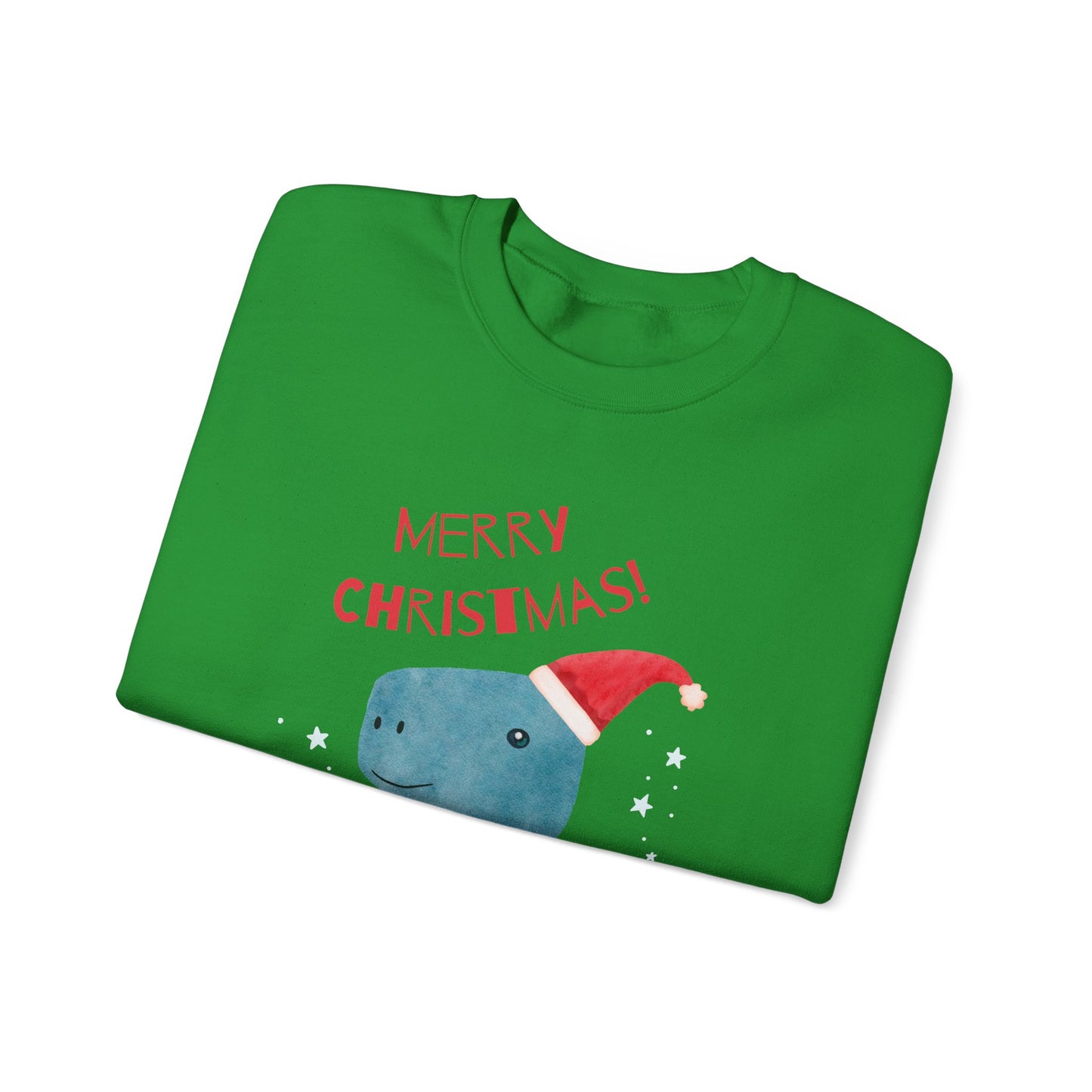 Merry Christmas Dino 🎄🦖🎁 Unisex Heavy Blend Crewneck Sweatshirt