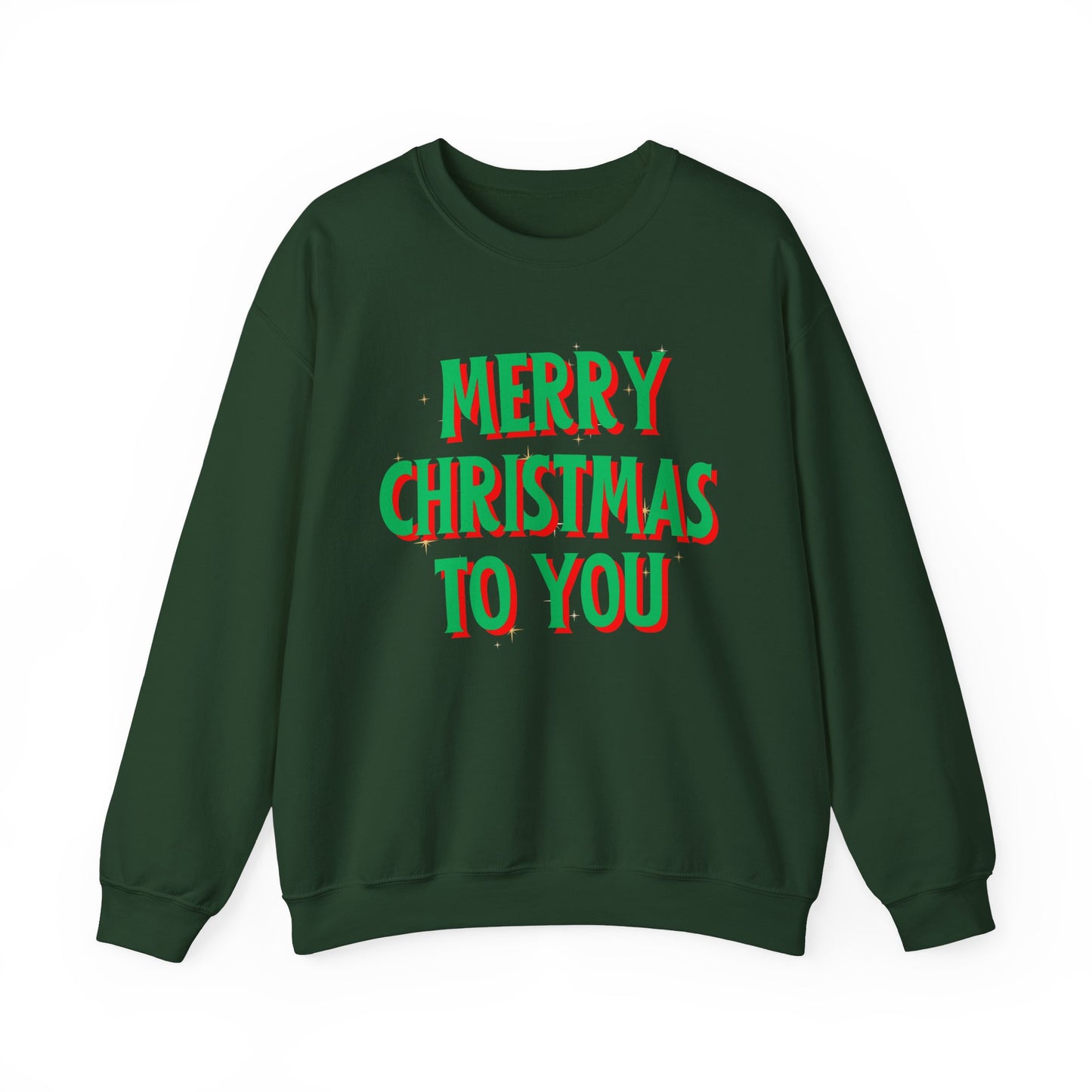 Unisex Heavy Blend Crewneck Sweatshirt Merry Christmas To You 🎄✨