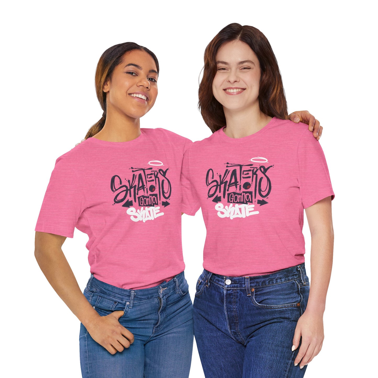 Skaters Gonna Skate Unisex Jersey Short Sleeve Tee
