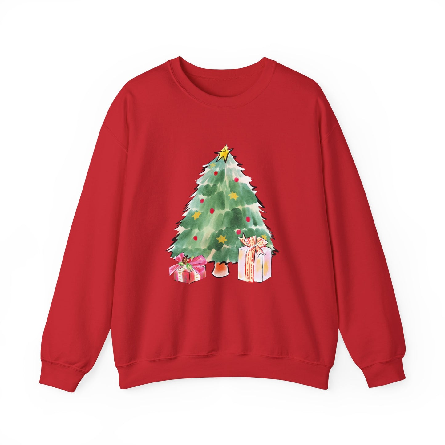 Christmas Tree 🎄✨ Unisex Heavy Blend Crewneck Sweatshirt