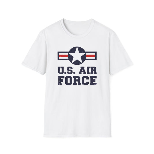 US Air Force weathered Unisex Softstyle T-Shirt