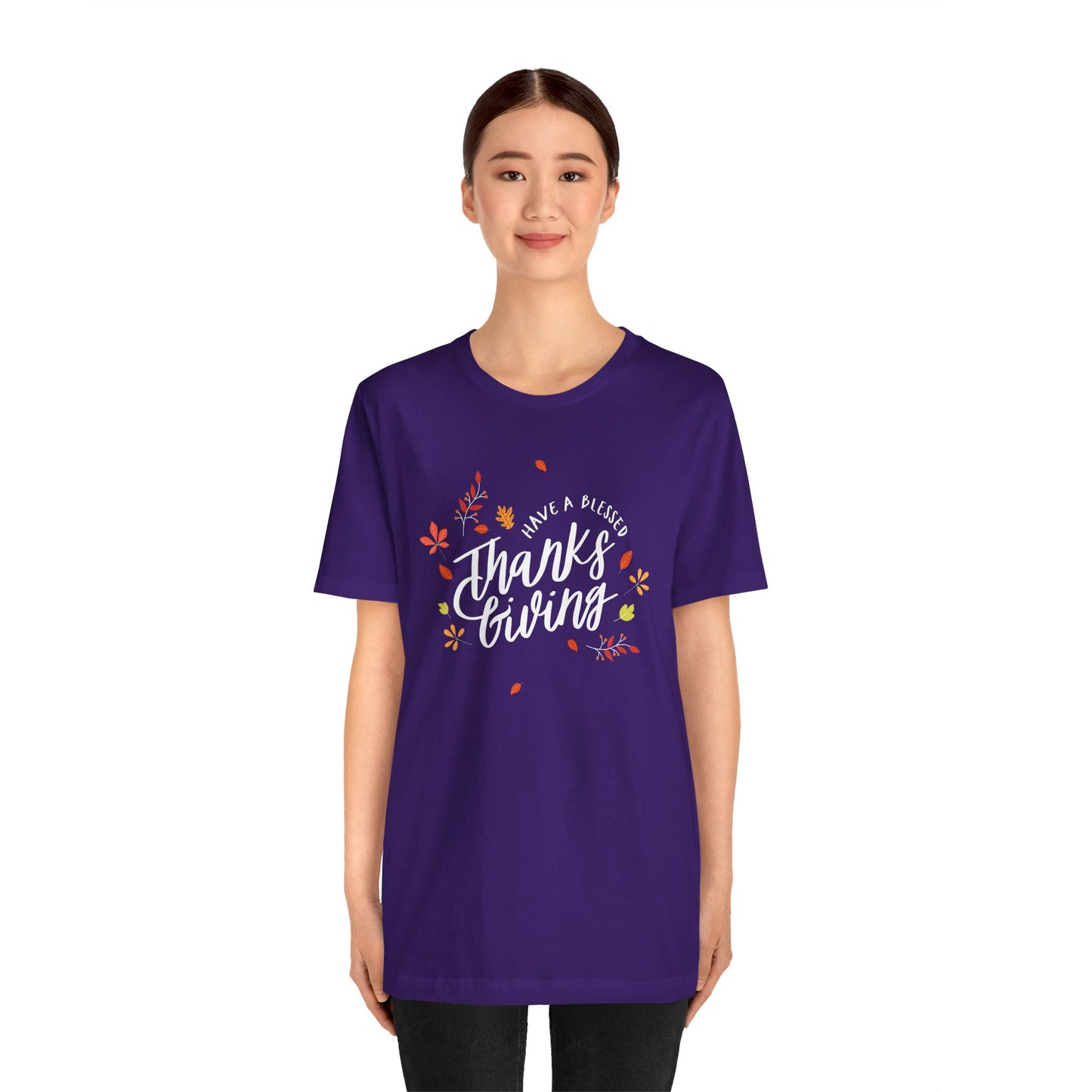 Have A Blessed Thanksgiving Unisex Jersey Short Sleeve Tee