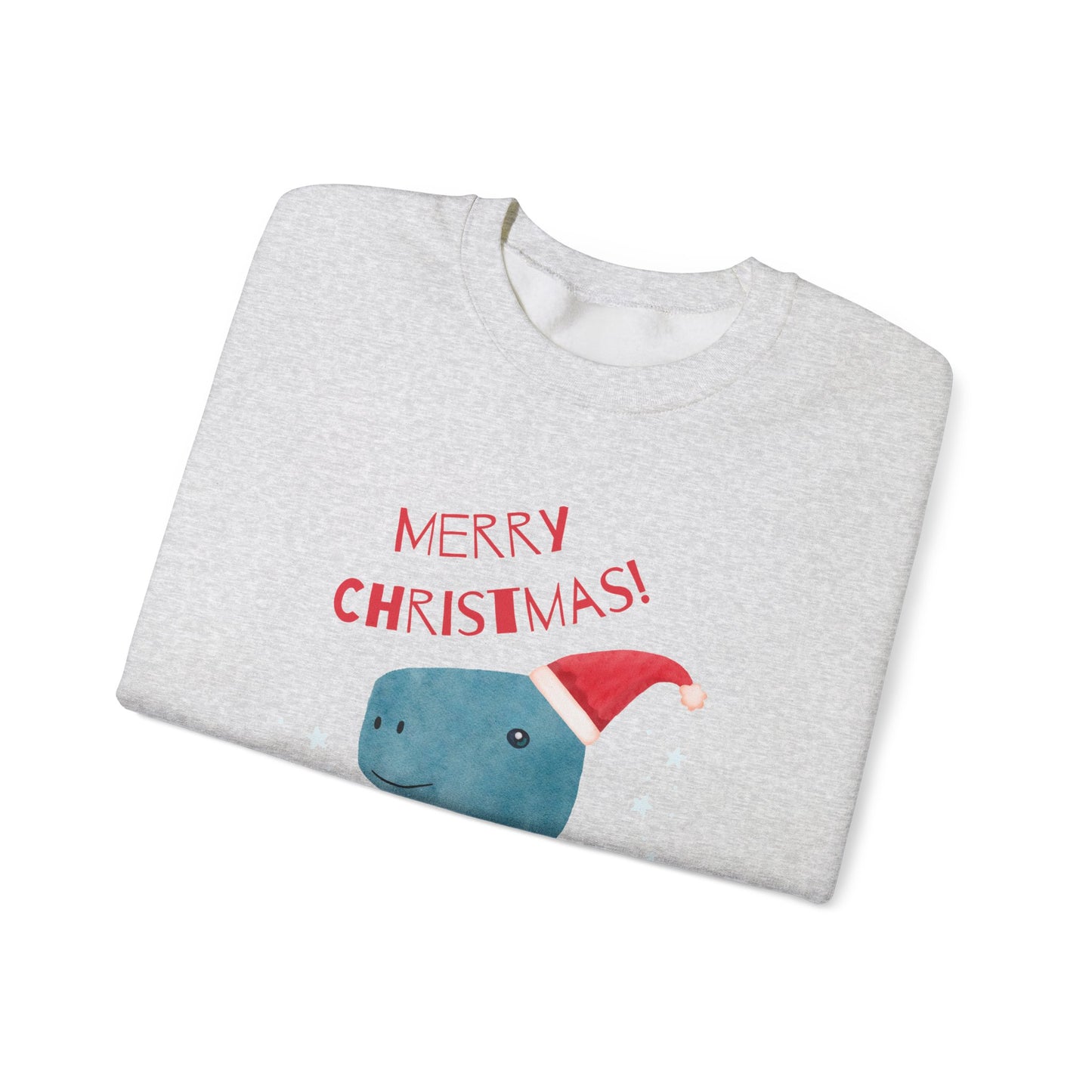 Merry Christmas Dino 🎄🦖🎁 Unisex Heavy Blend Crewneck Sweatshirt