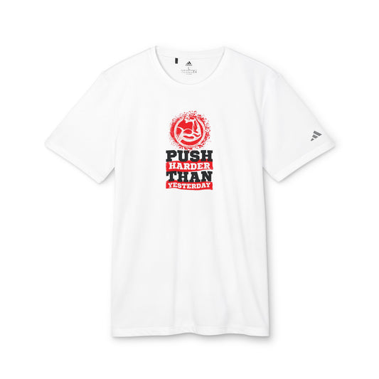 Push Harder Than Yesterday Adidas Unisex Sport T-Shirt