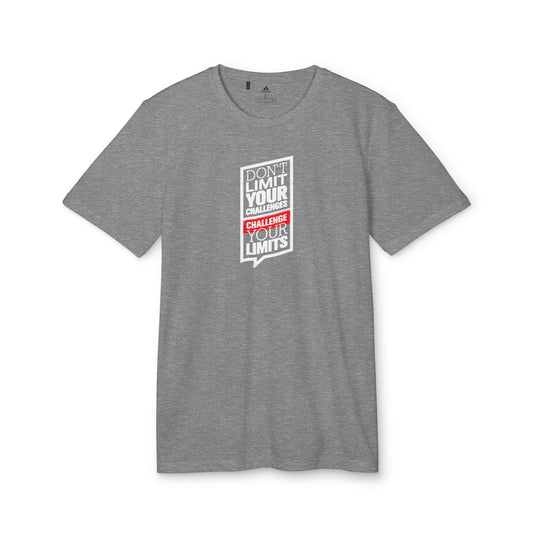 Don't Limit Your Challenges Challenge Your Limits Adidas Unisex Believe Sport T-Shirt